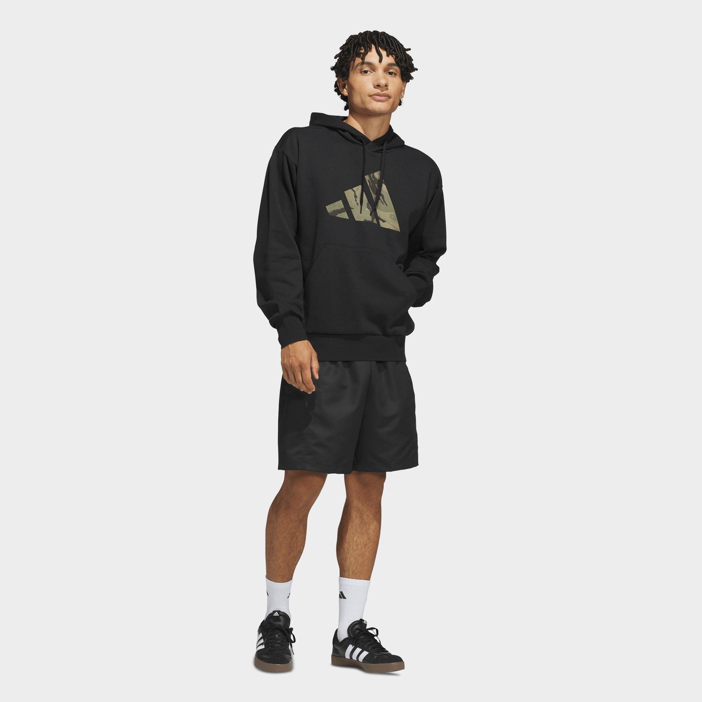 Men's adidas Camo Big Logo Graphic Pullover Hoodie
