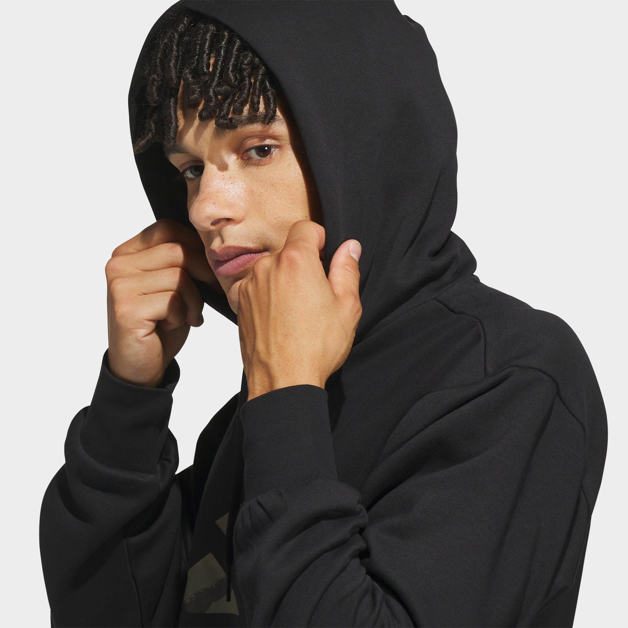 Men's adidas Camo Big Logo Graphic Pullover Hoodie