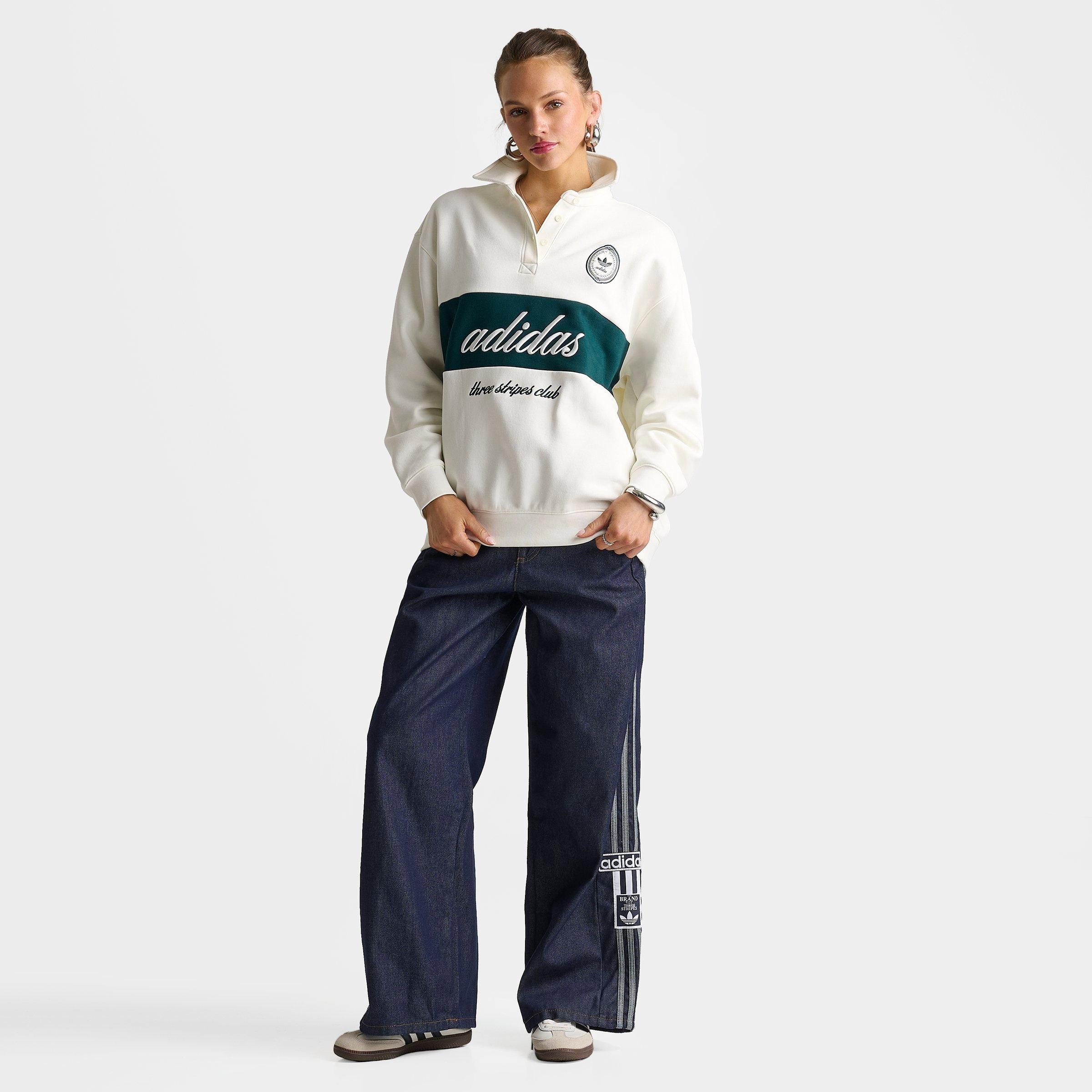 Women's adidas Originals Panel Collar Crewneck Sweatshirt