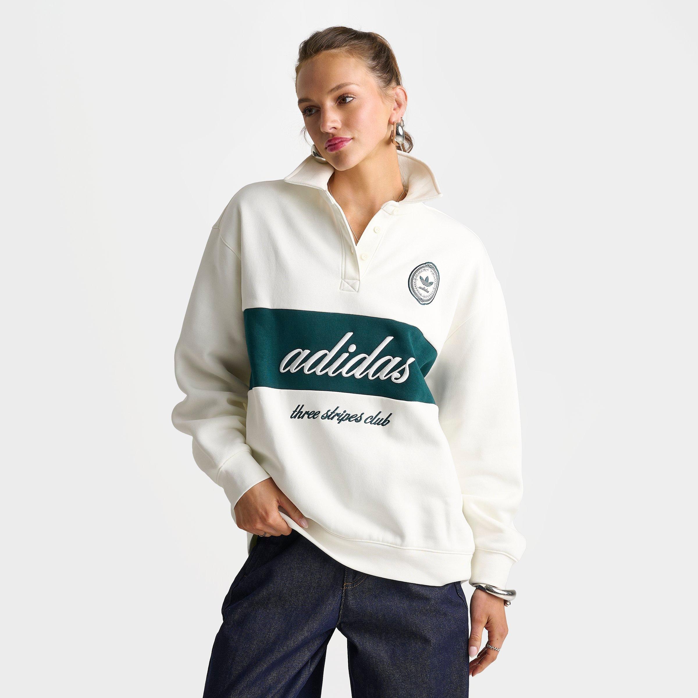 Women's adidas Originals Panel Collar Crewneck Sweatshirt