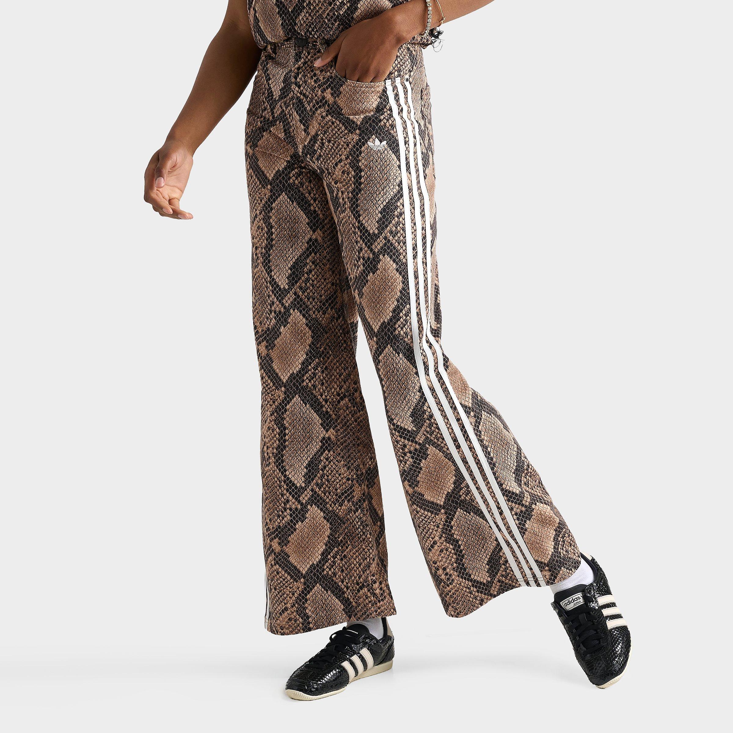 Women's adidas Originals Snake Print Denim Loose Pants | JD Sports