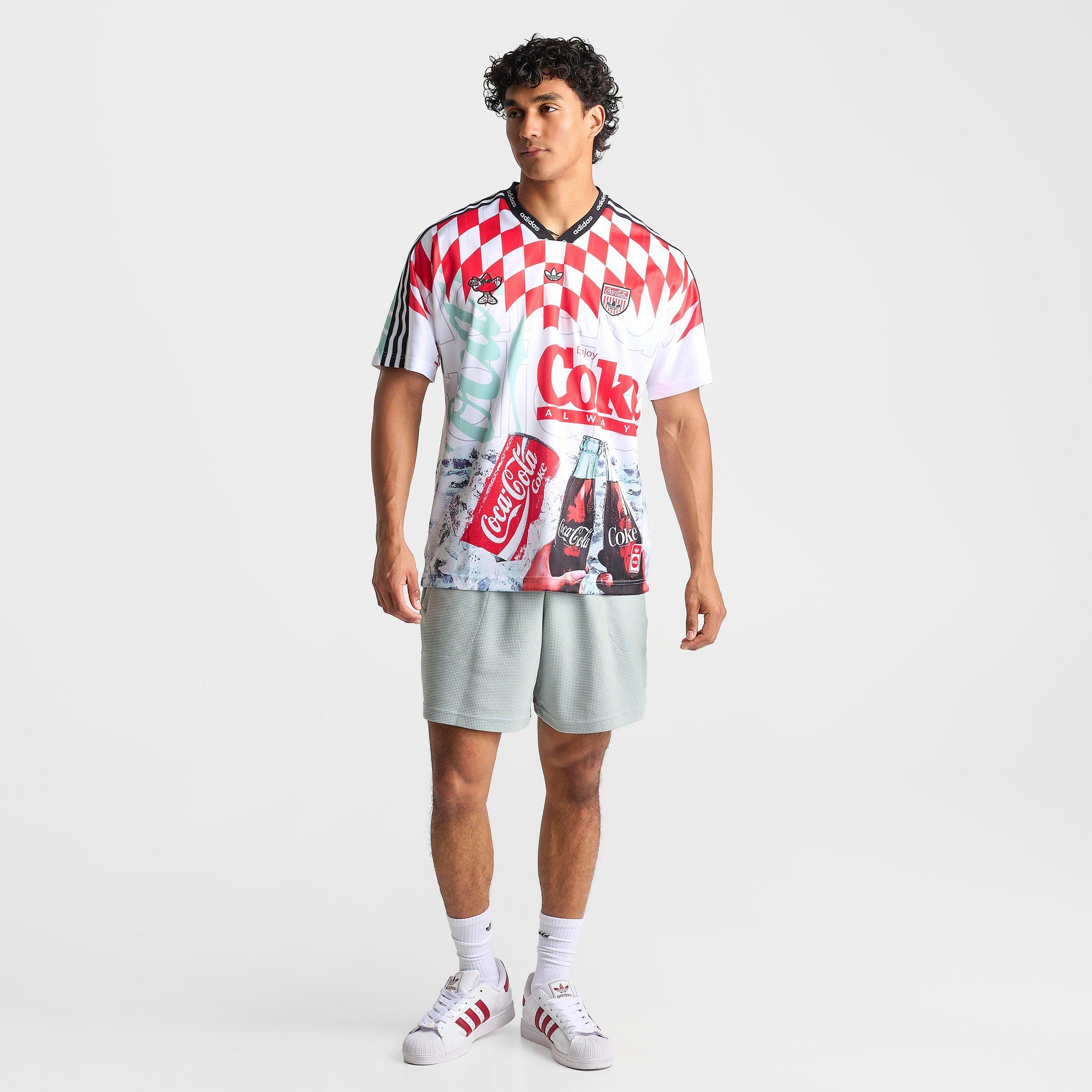 Men's adidas Originals x Coca-Cola Mashup Soccer Jersey