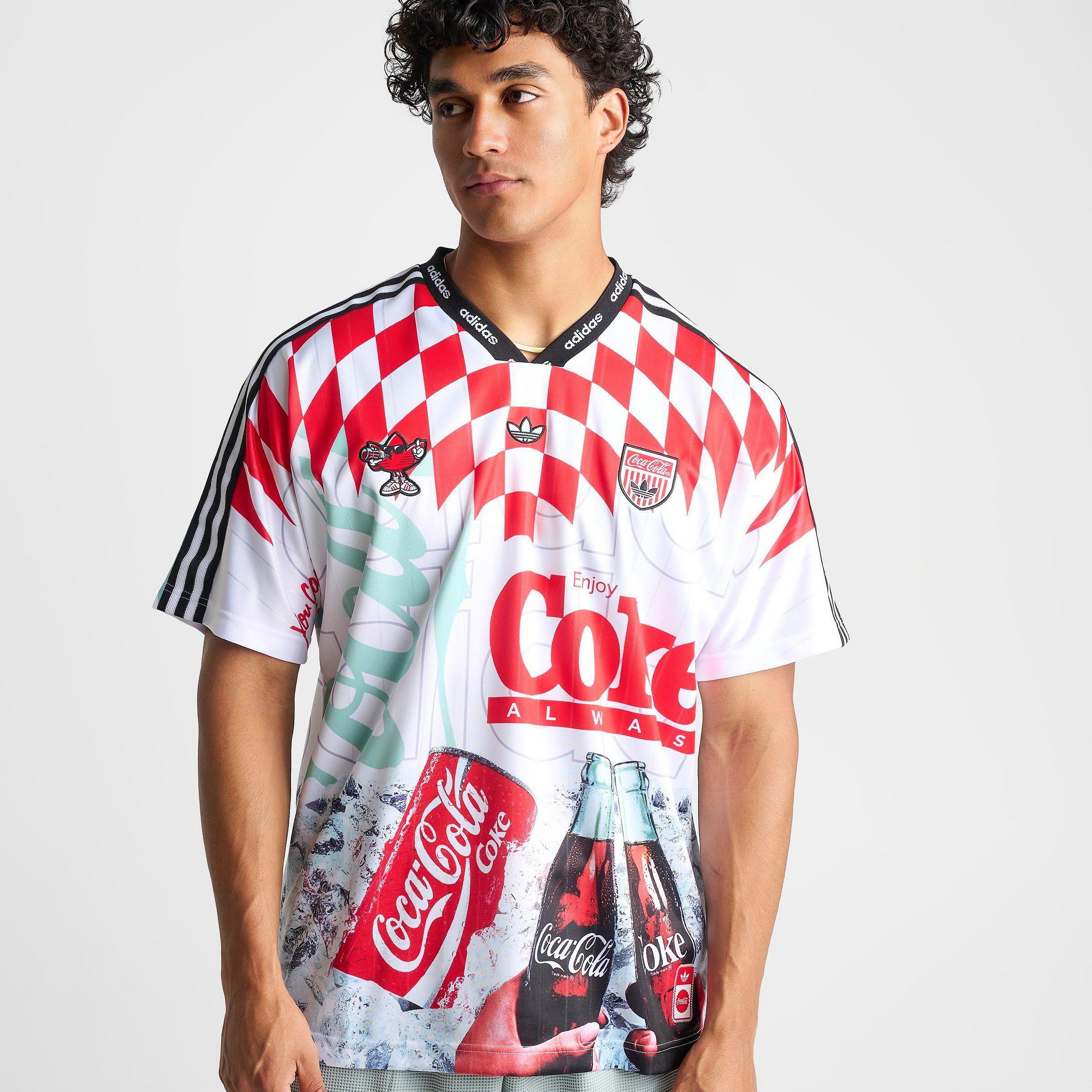 Men's adidas Originals x Coca-Cola Mashup Soccer Jersey