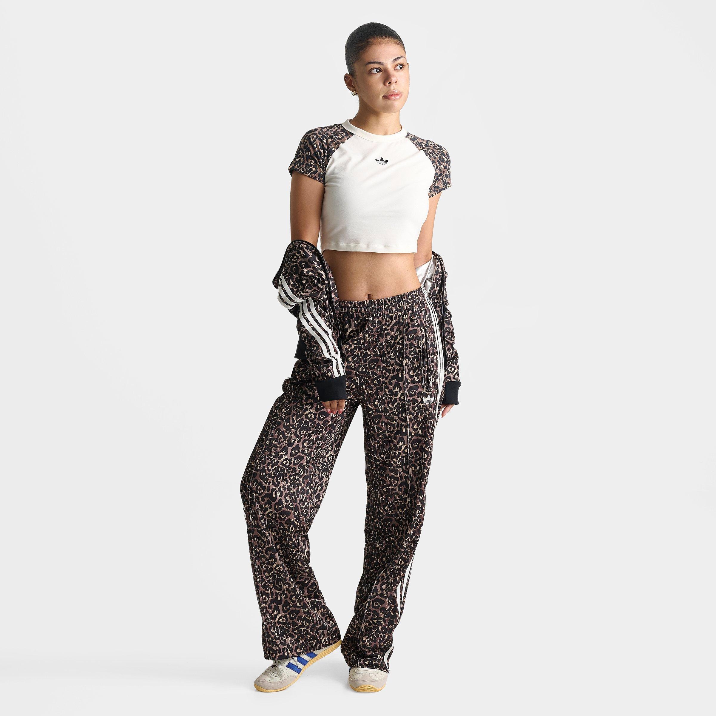 Women's adidas Originals Leopard Raglan Slim T-Shirt