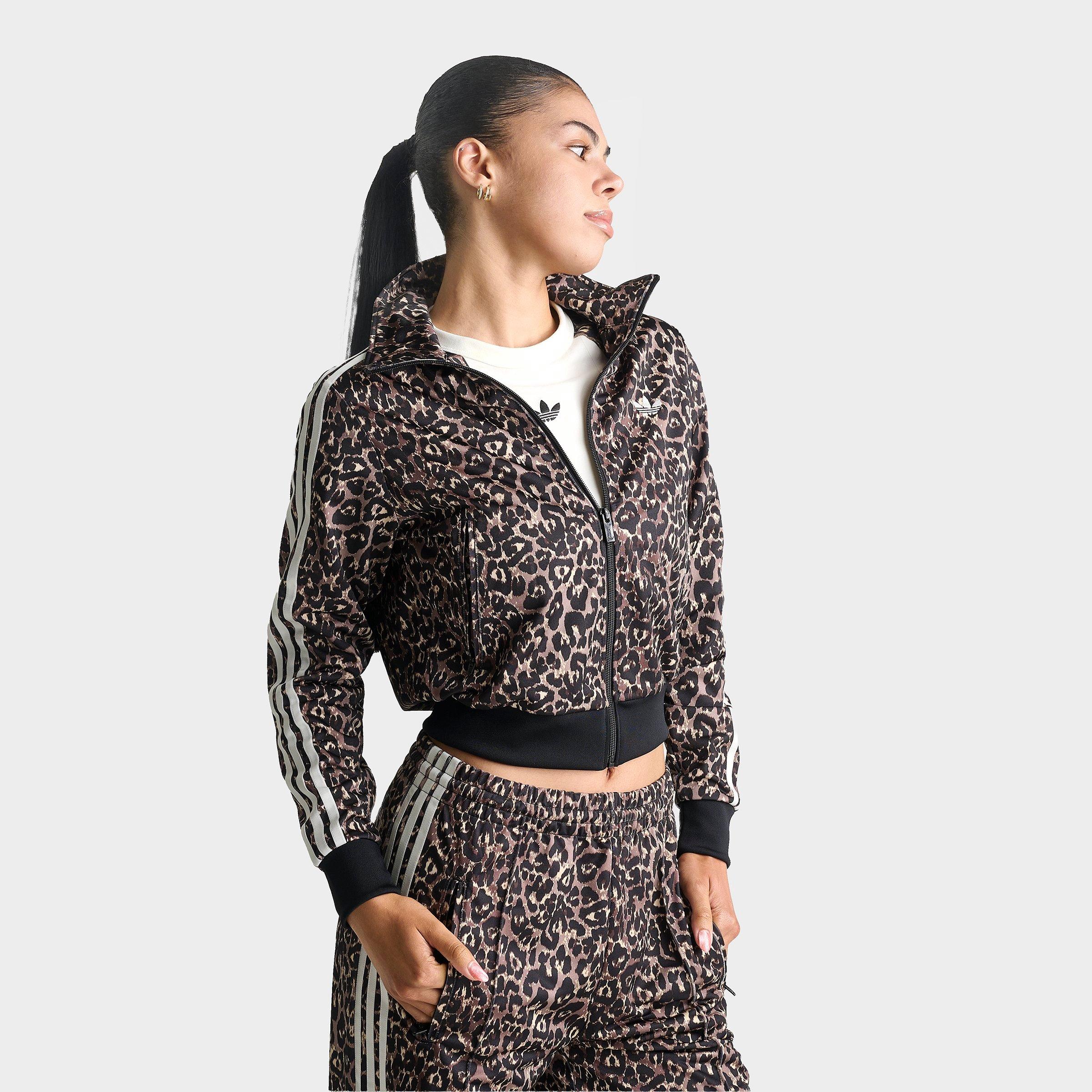Women's adidas Originals Firebird Leopard Print Track Jacket