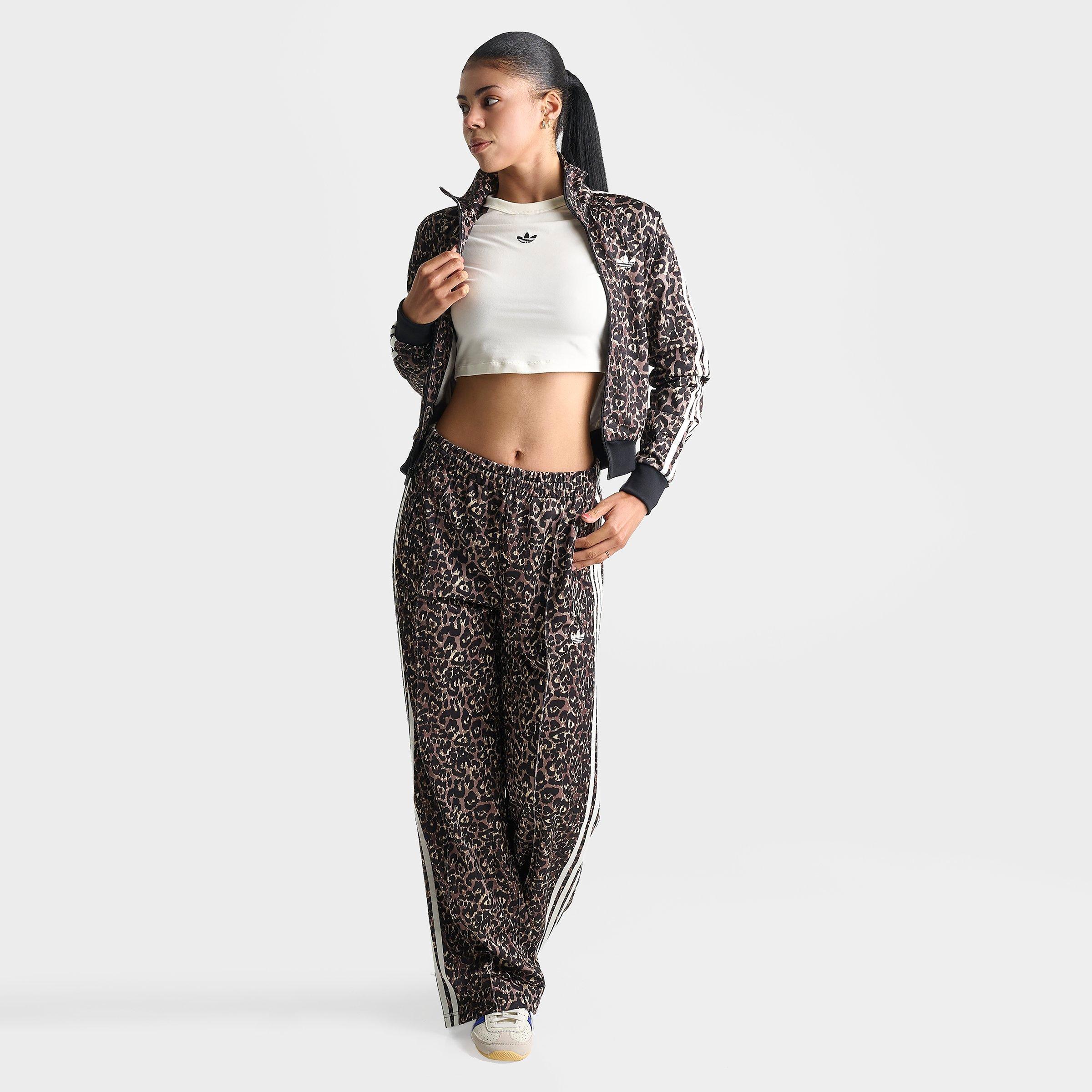 Women's adidas Originals Firebird Leopard Print Track Jacket
