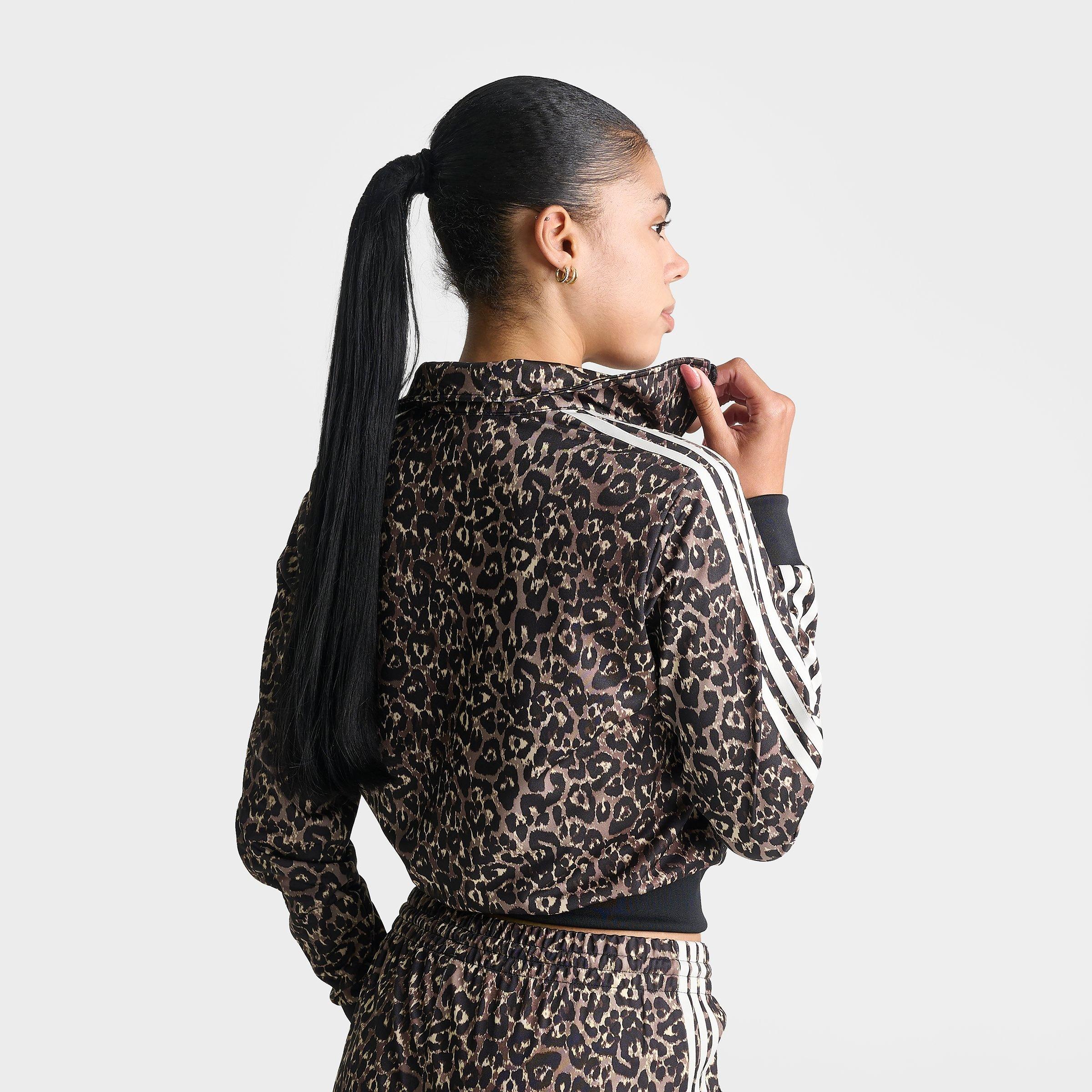 Women's adidas Originals Firebird Leopard Print Track Jacket