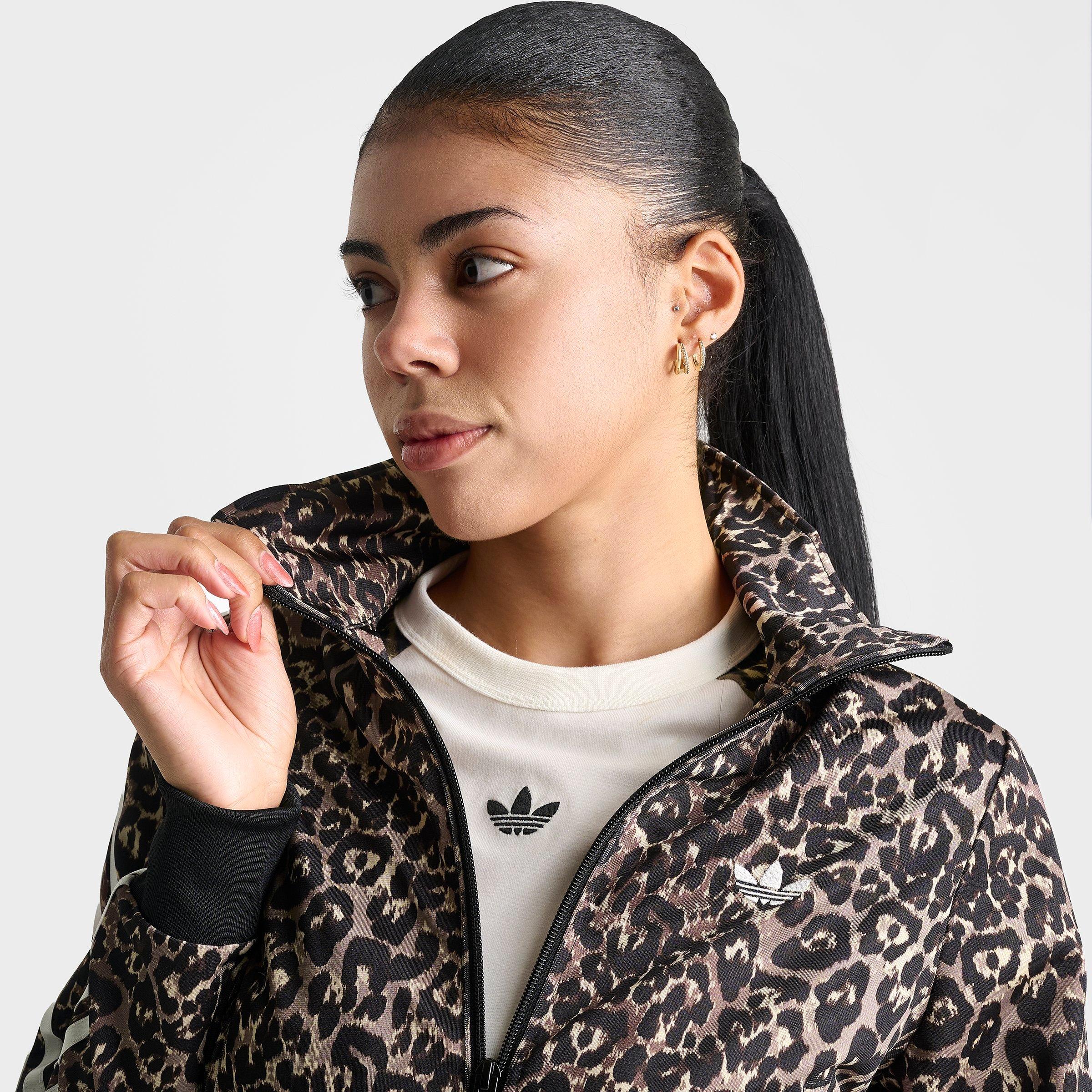 Women's adidas Originals Firebird Leopard Print Track Jacket