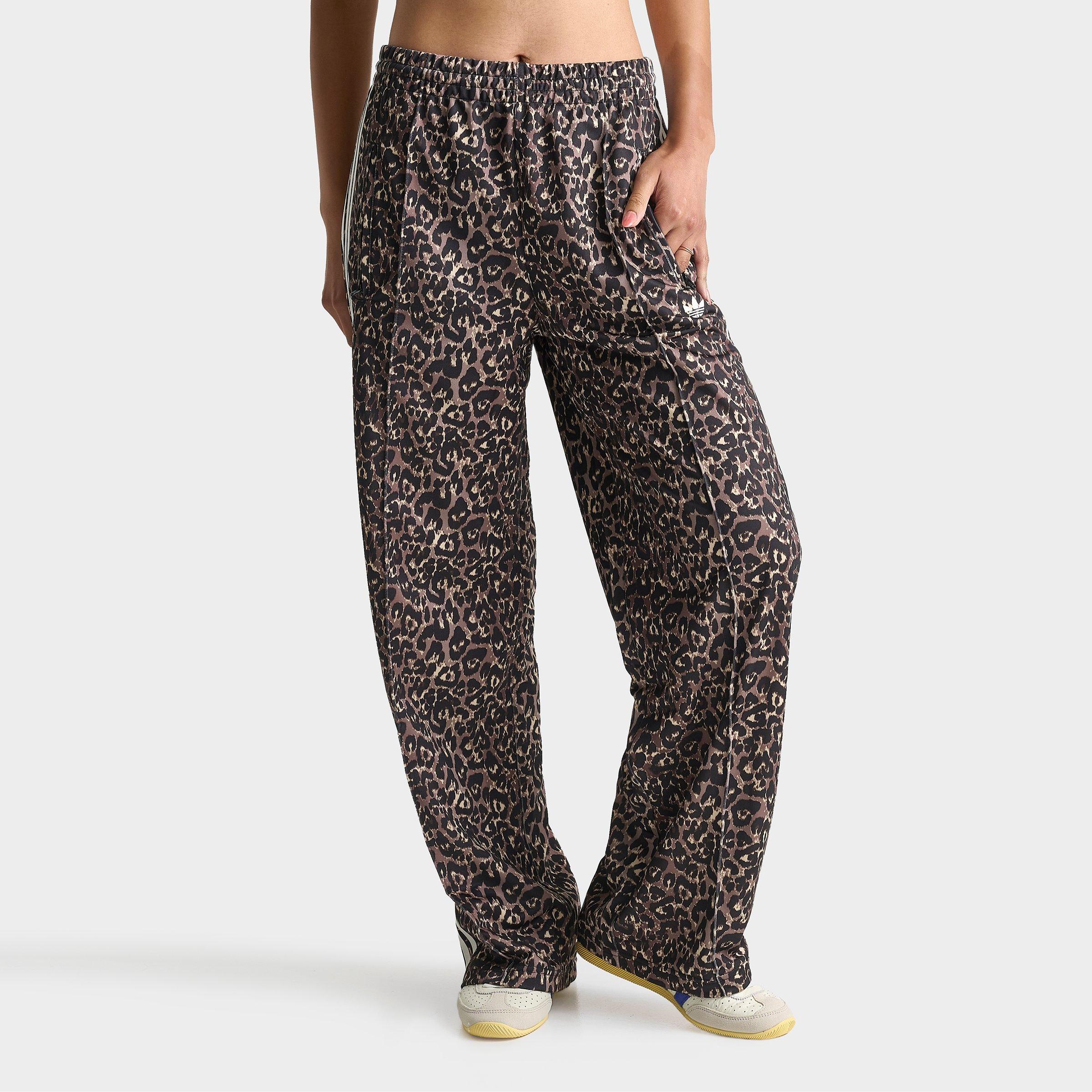 Women's adidas Originals Leopard Firebird Oversized Track Pants