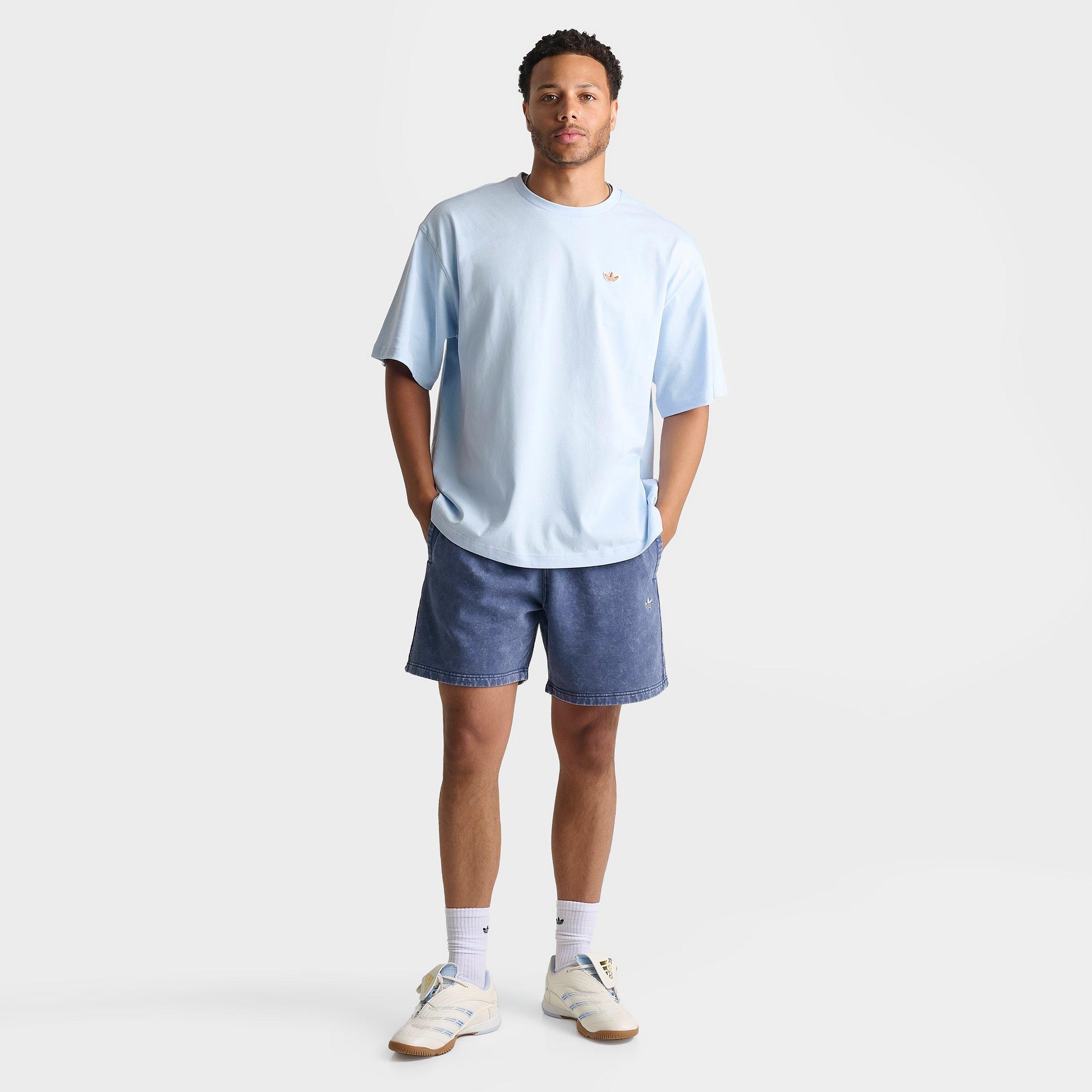 Men's adidas Originals Trefoil Essentials 7" Washed Fleece Shorts