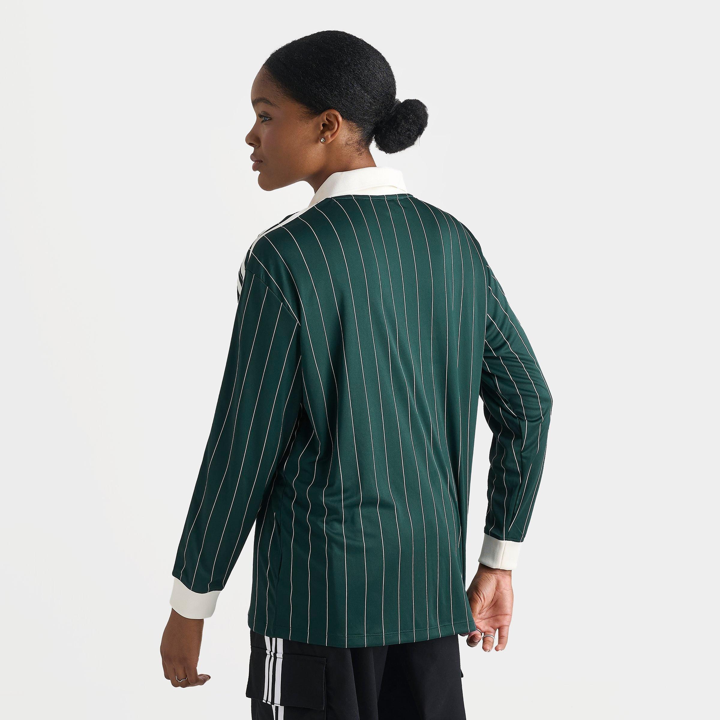 Women's adidas Originals Pinstripe Long-Sleeve Football T-Shirt