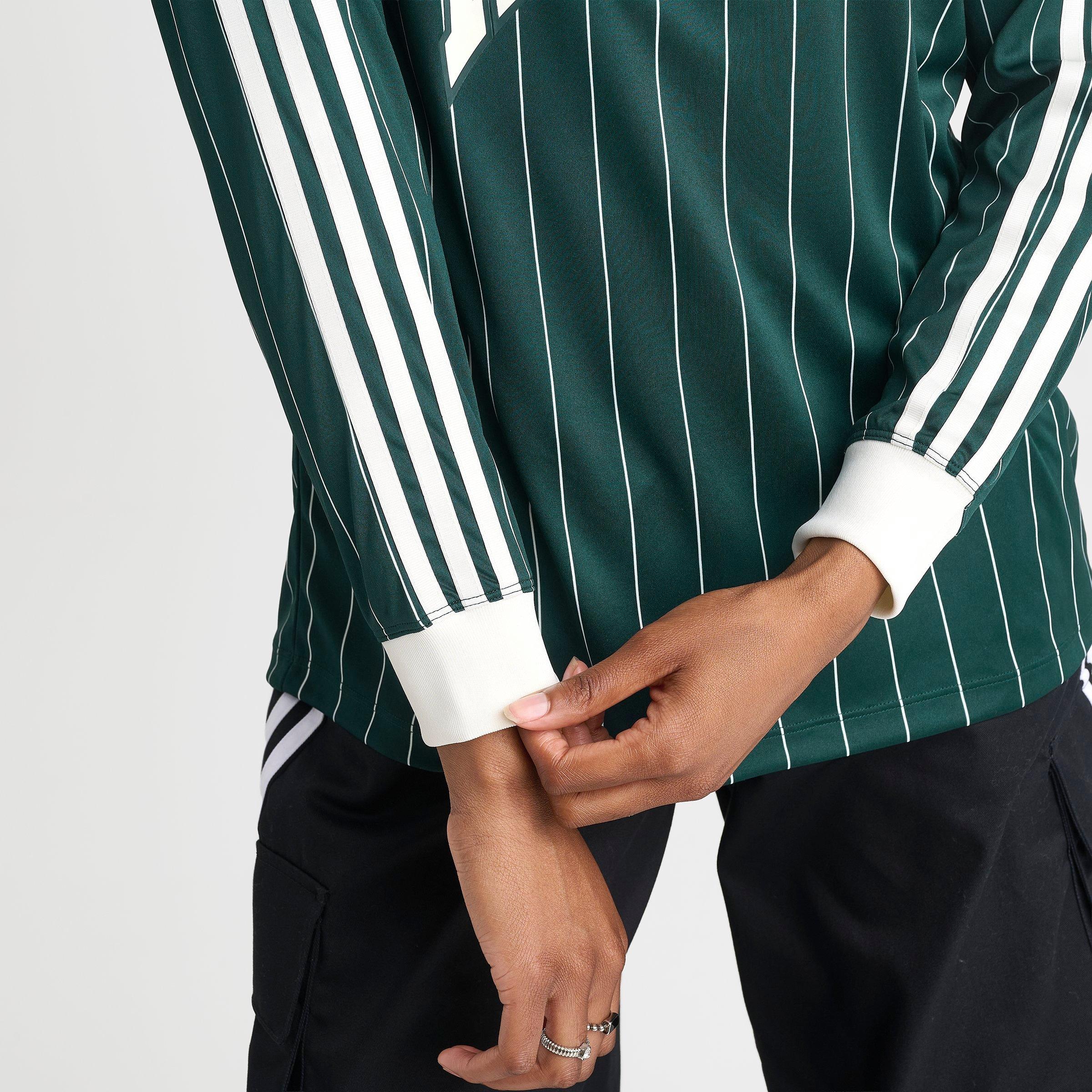 Women's adidas Originals Pinstripe Long-Sleeve Football T-Shirt