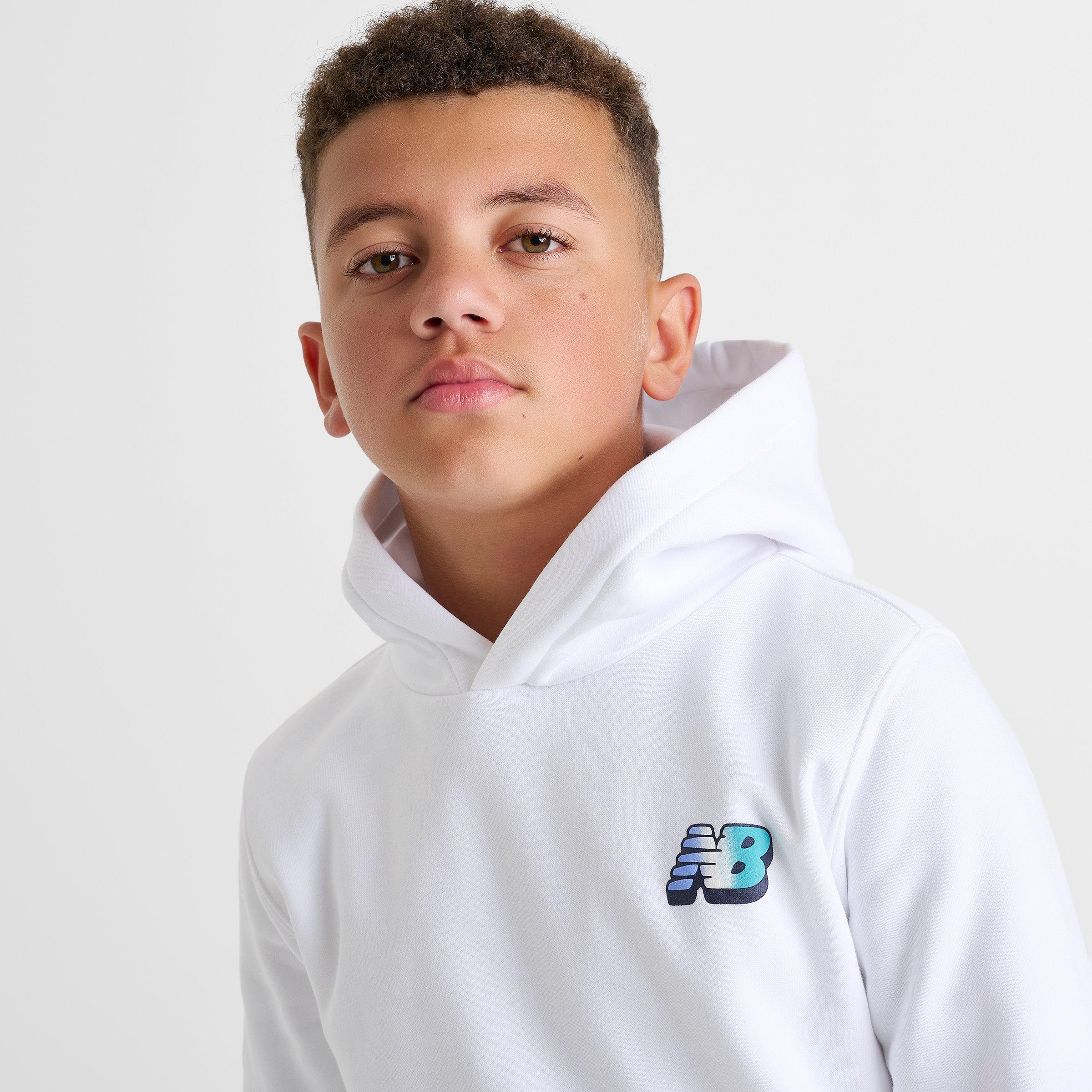 Big Kids' New Balance Flying NB Bubble Fleece Pullover Hoodie