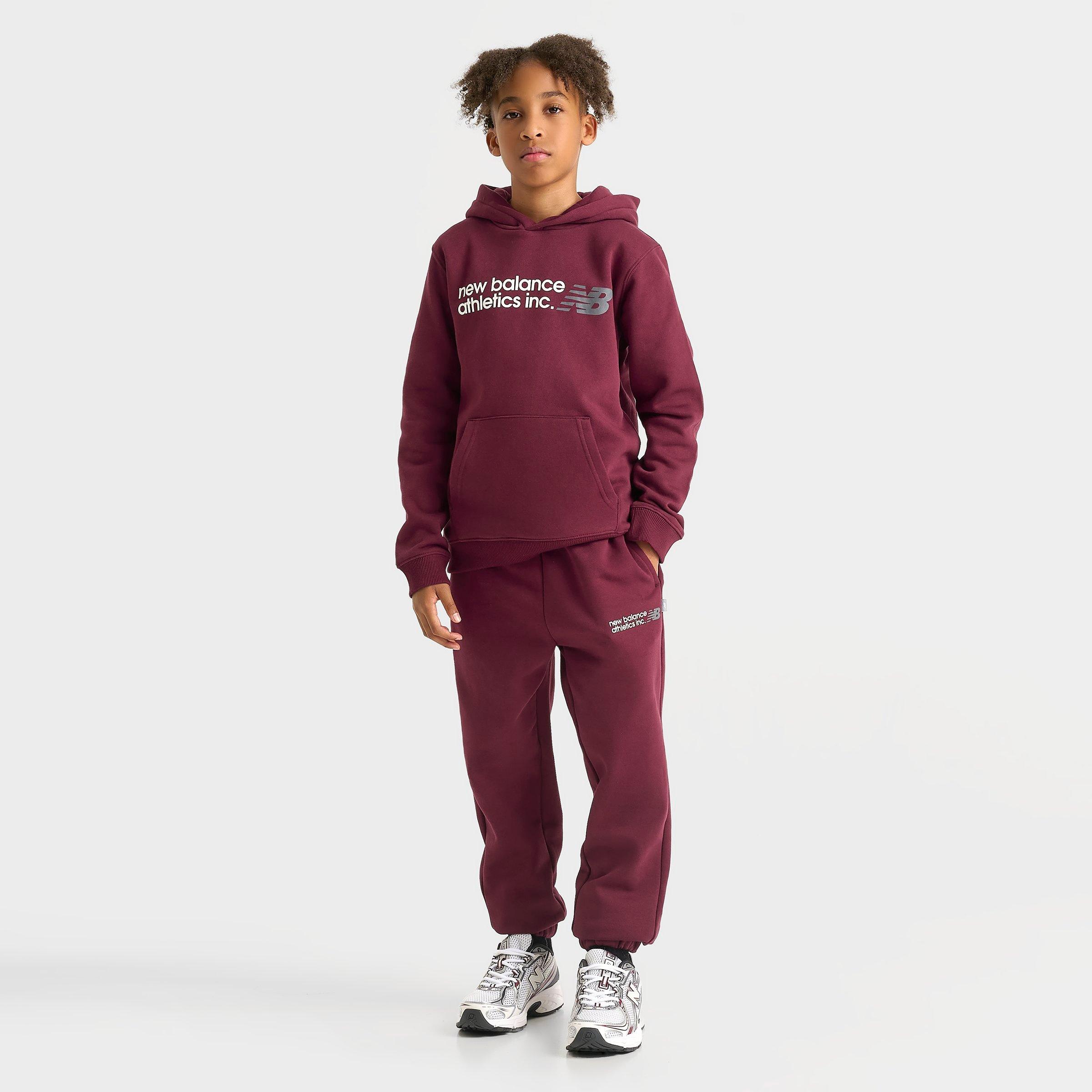 Big Kids' New Balance Linear Fleece Jogger Pants
