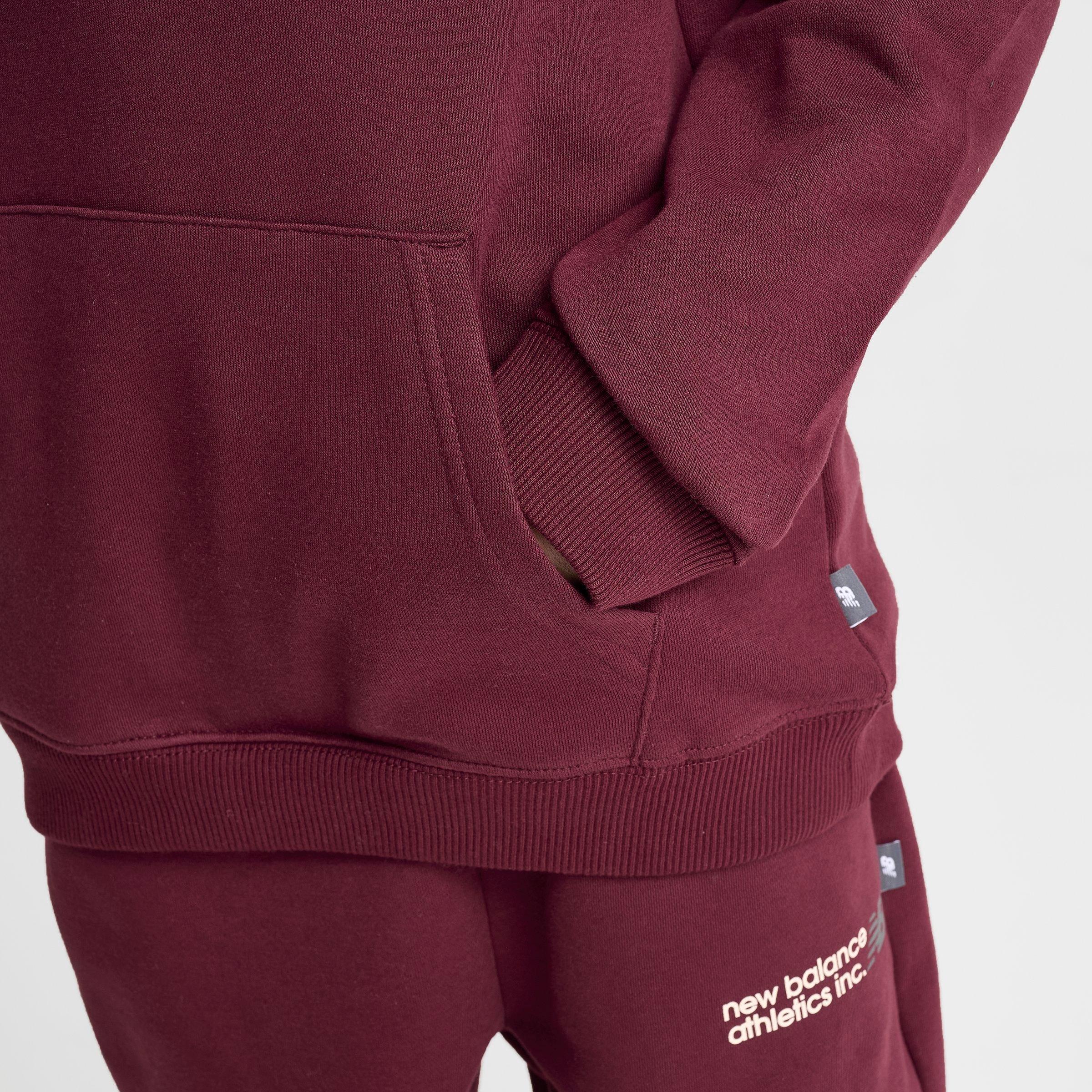 Big Kids' New Balance Linear Logo Pullover Hoodie