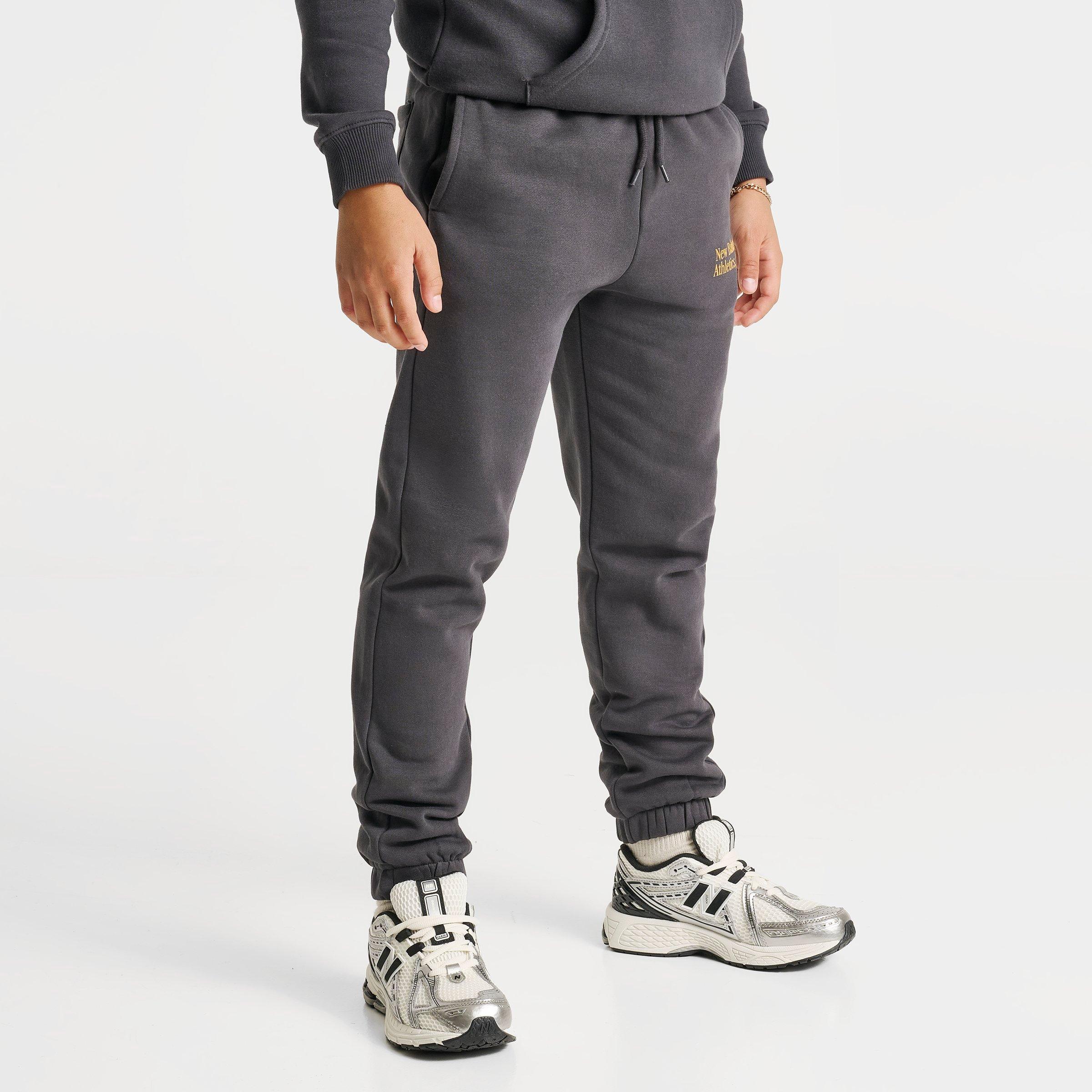 Big Kids' New Balance Linear Overlay Fleece Jogger Pants