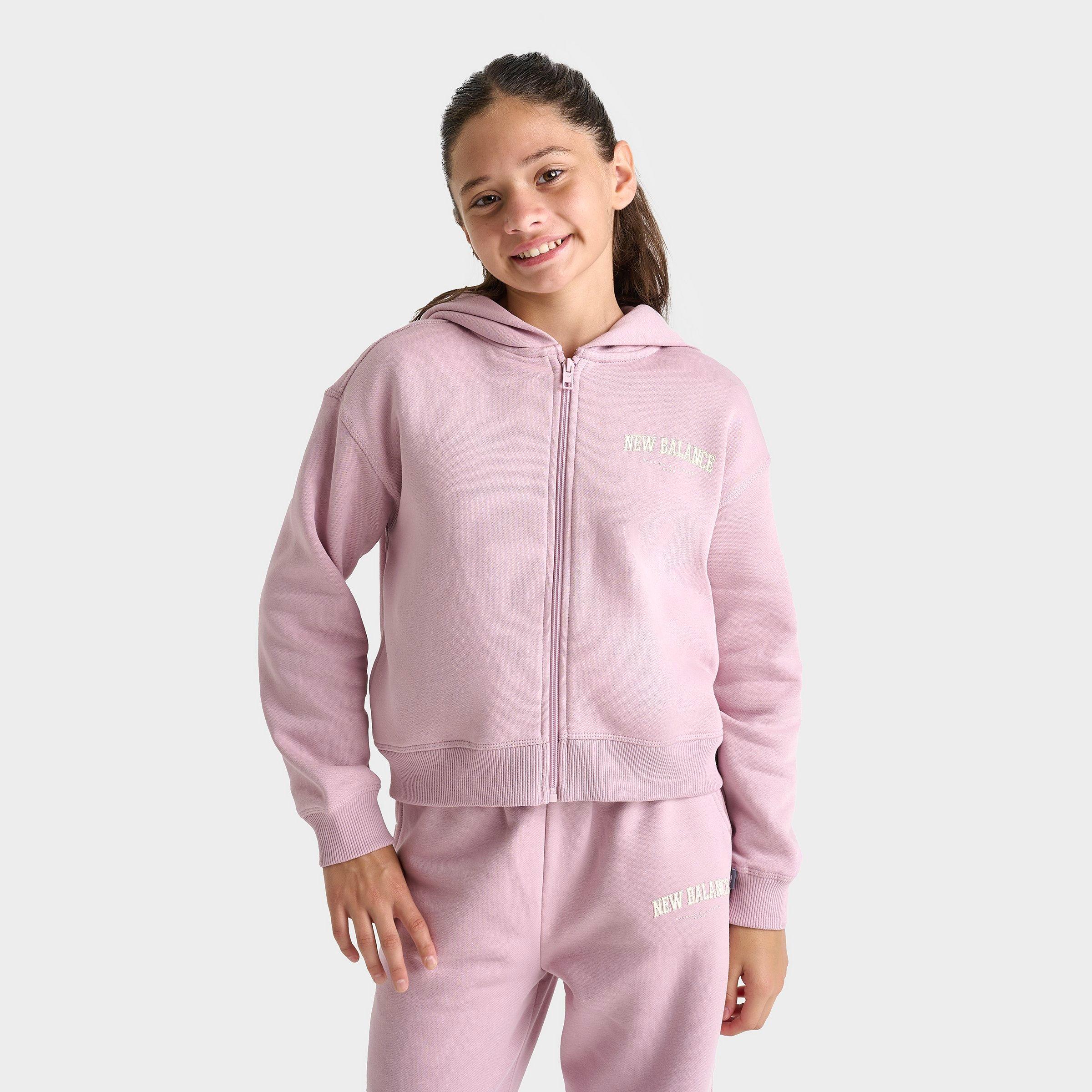 Girls' Big Kids' New Balance Arch Graphic Full-Zip Hoodie