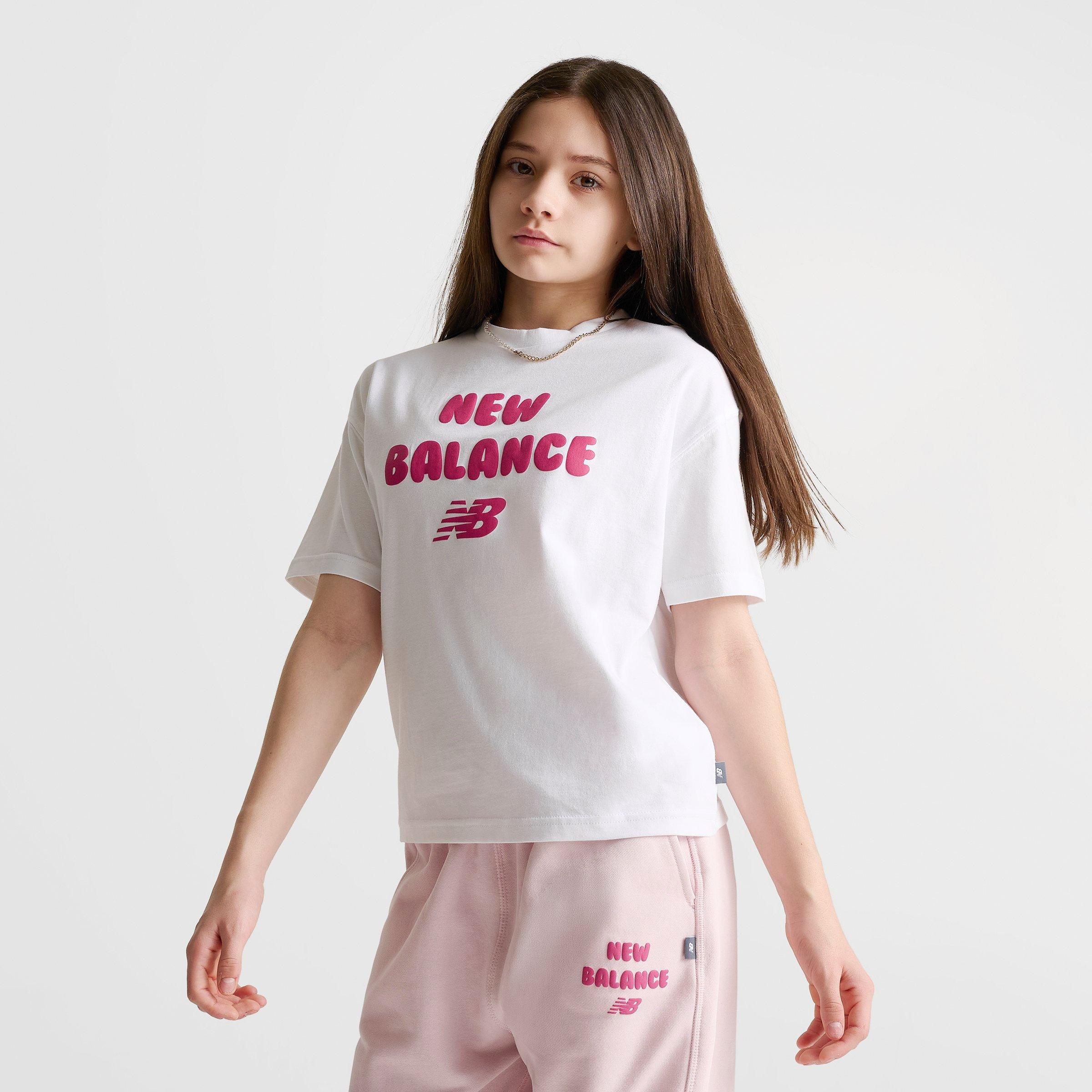 Girls' Big Kids' New Balance Heart Bubble T-Shirt