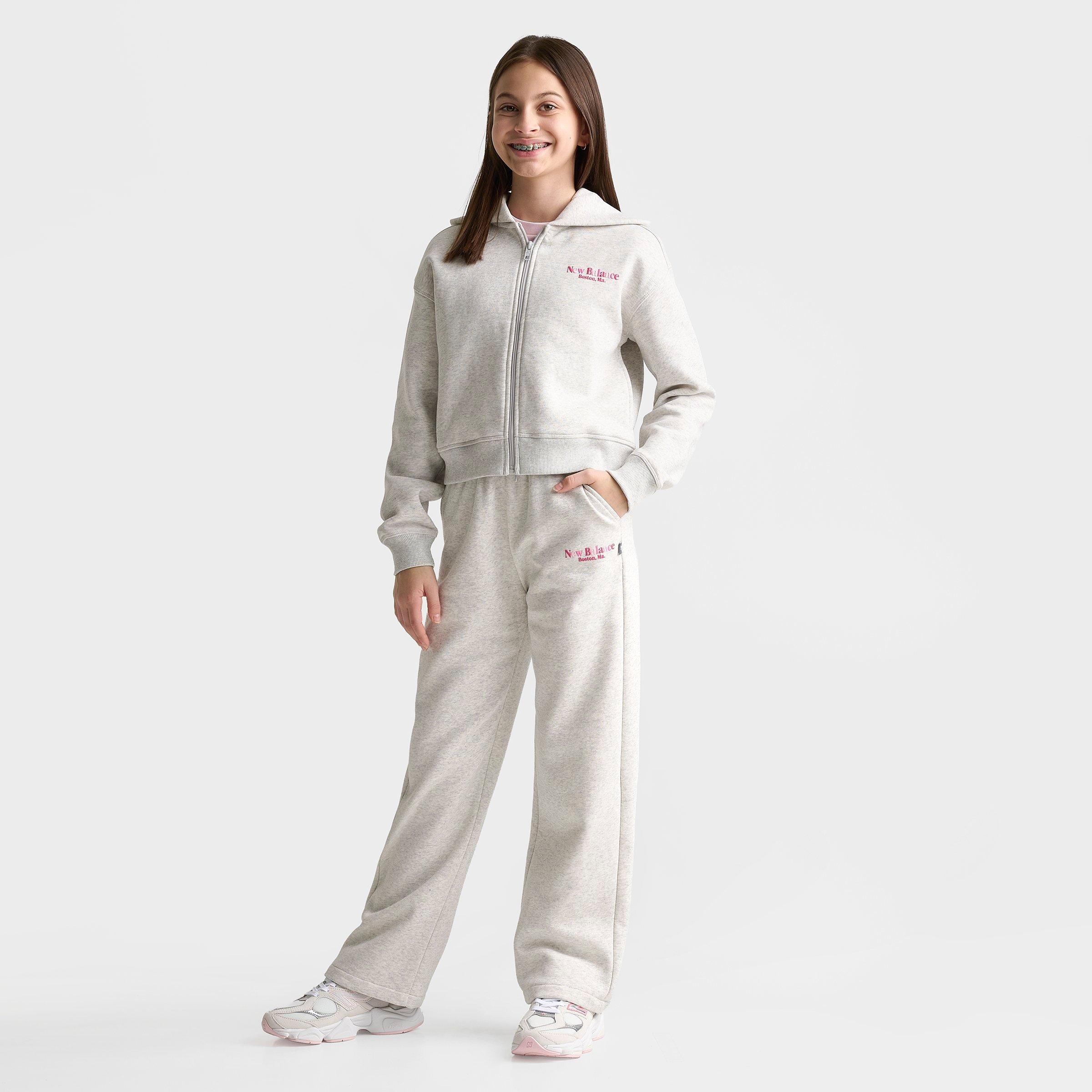 Girls' Big Kids' New Balance Wide Leg Sweatpants