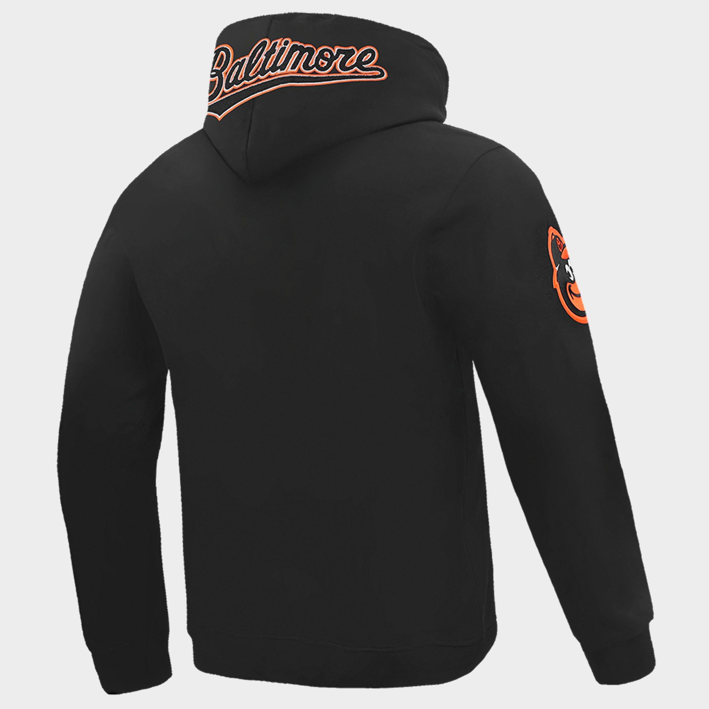 Men's Pro Standard Baltimore Orioles MLB Classics Chenille Pullover Hoodie