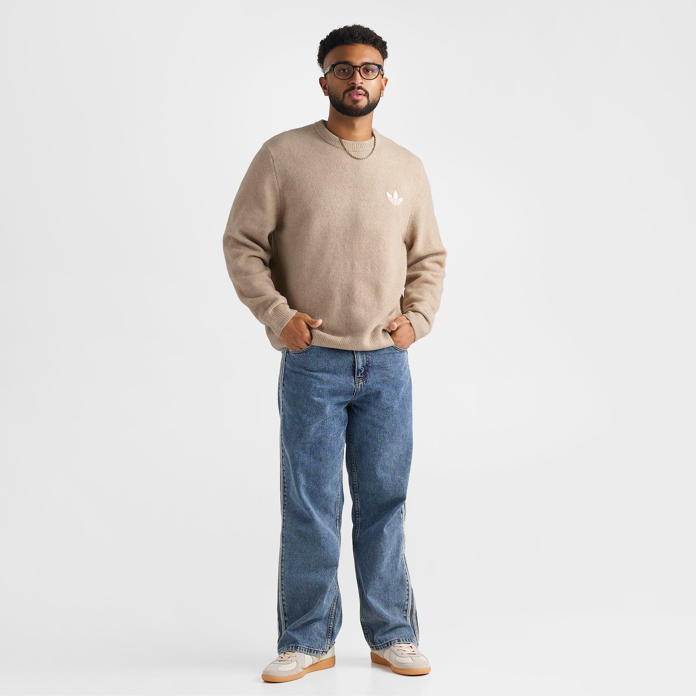 Men's adidas Originals Trefoil Essentials Knit Sweatshirt