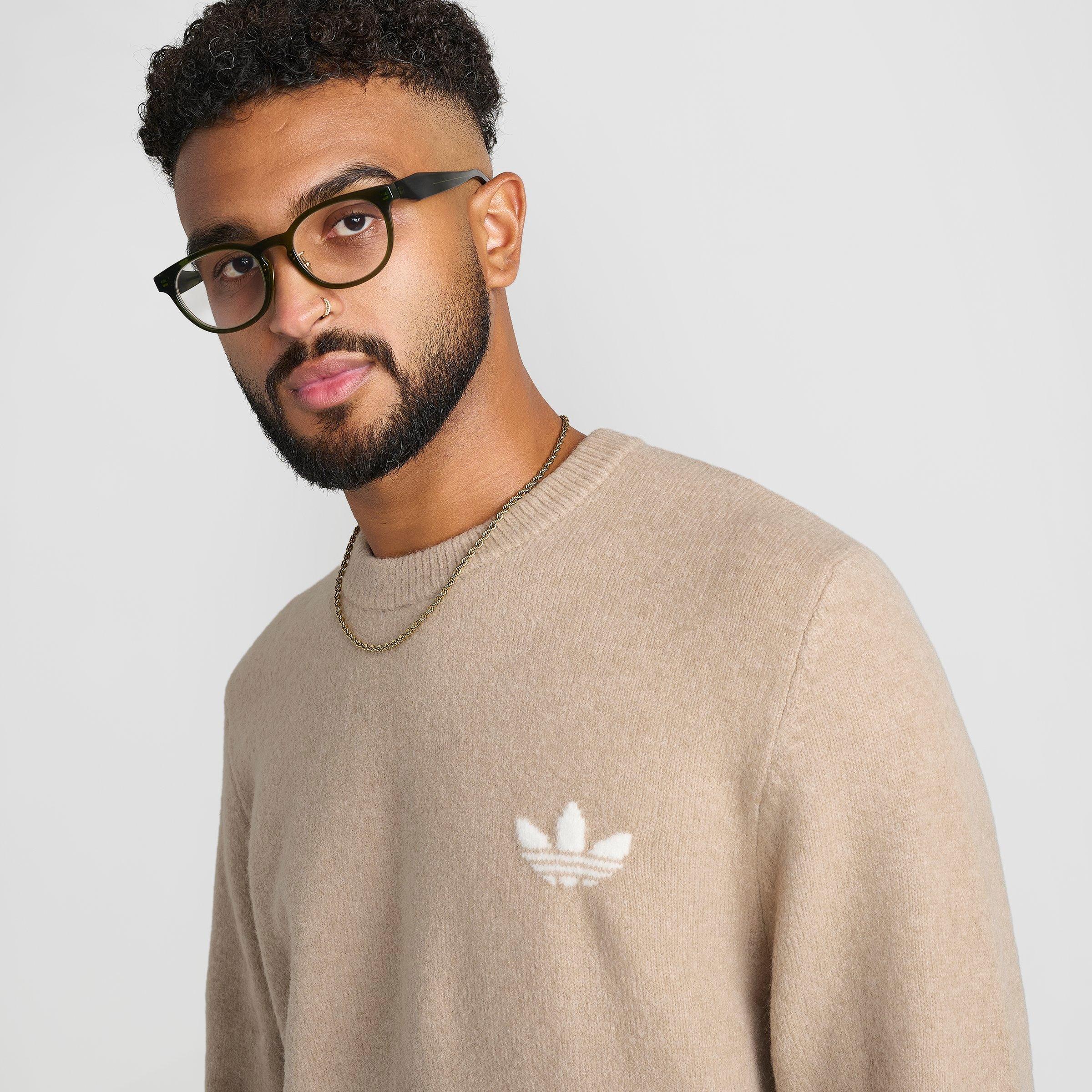 Men's adidas Originals Trefoil Essentials Knit Sweatshirt