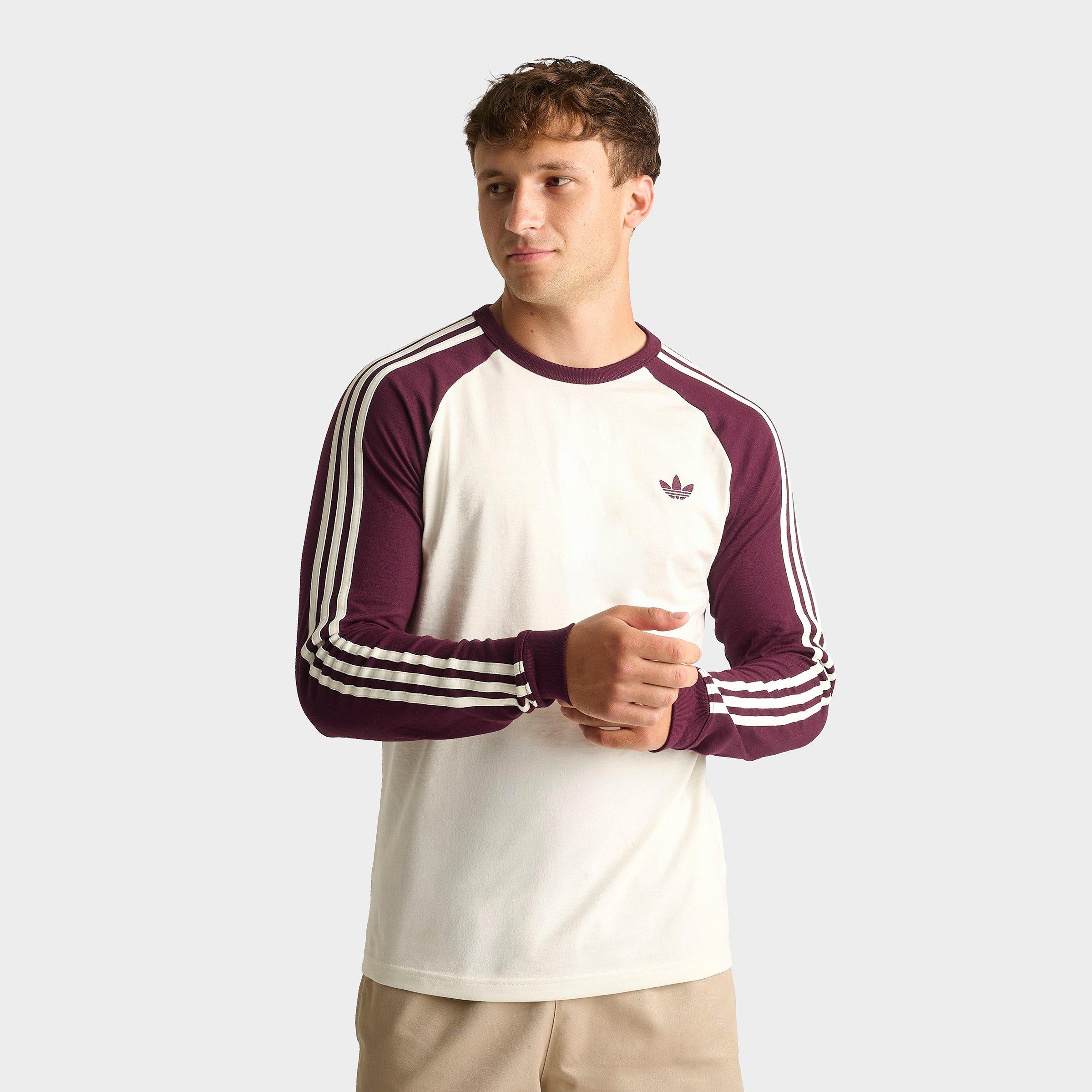 Men's adidas Originals 3-Stripes Long-Sleeve T-Shirt