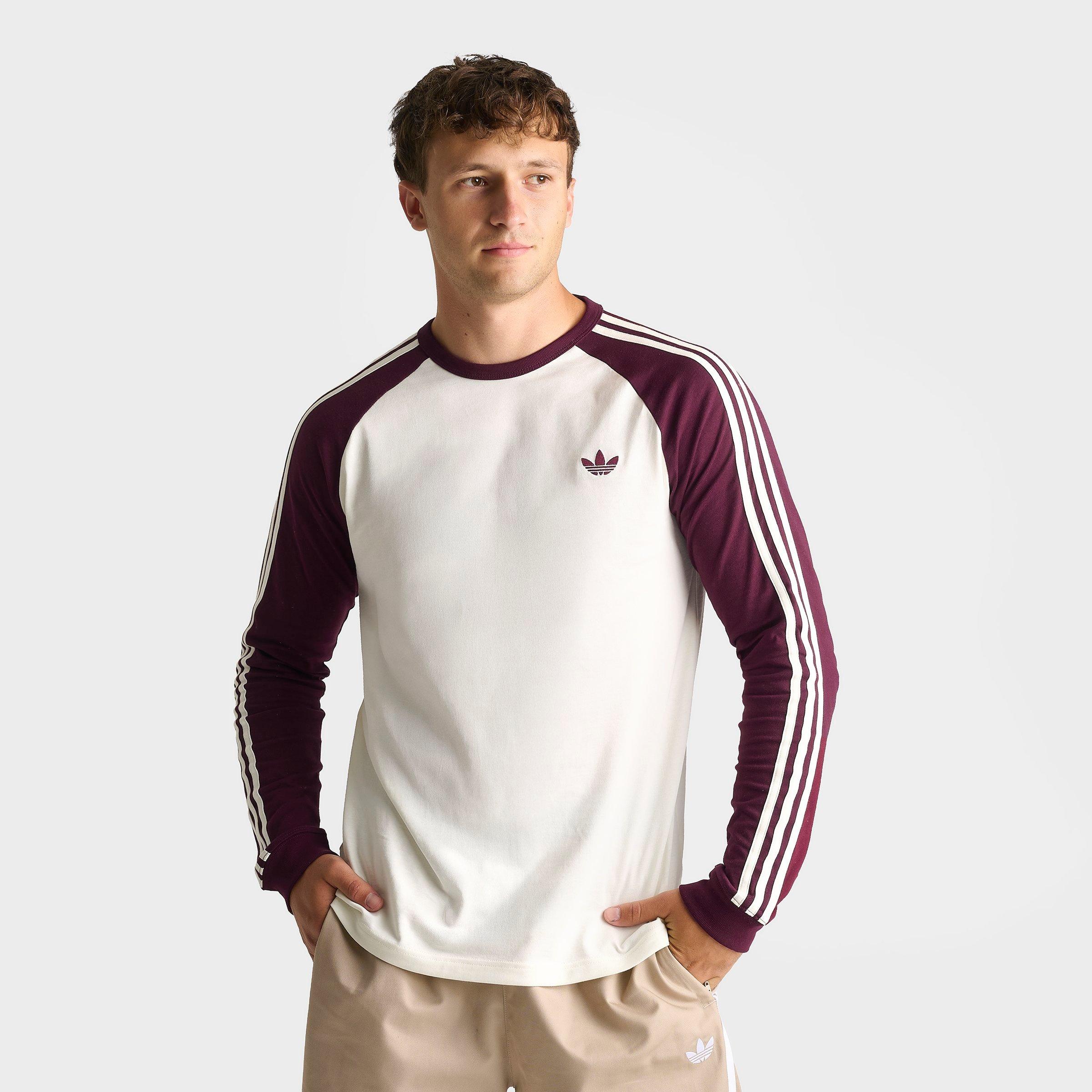 Men's adidas Originals 3-Stripes Long-Sleeve T-Shirt