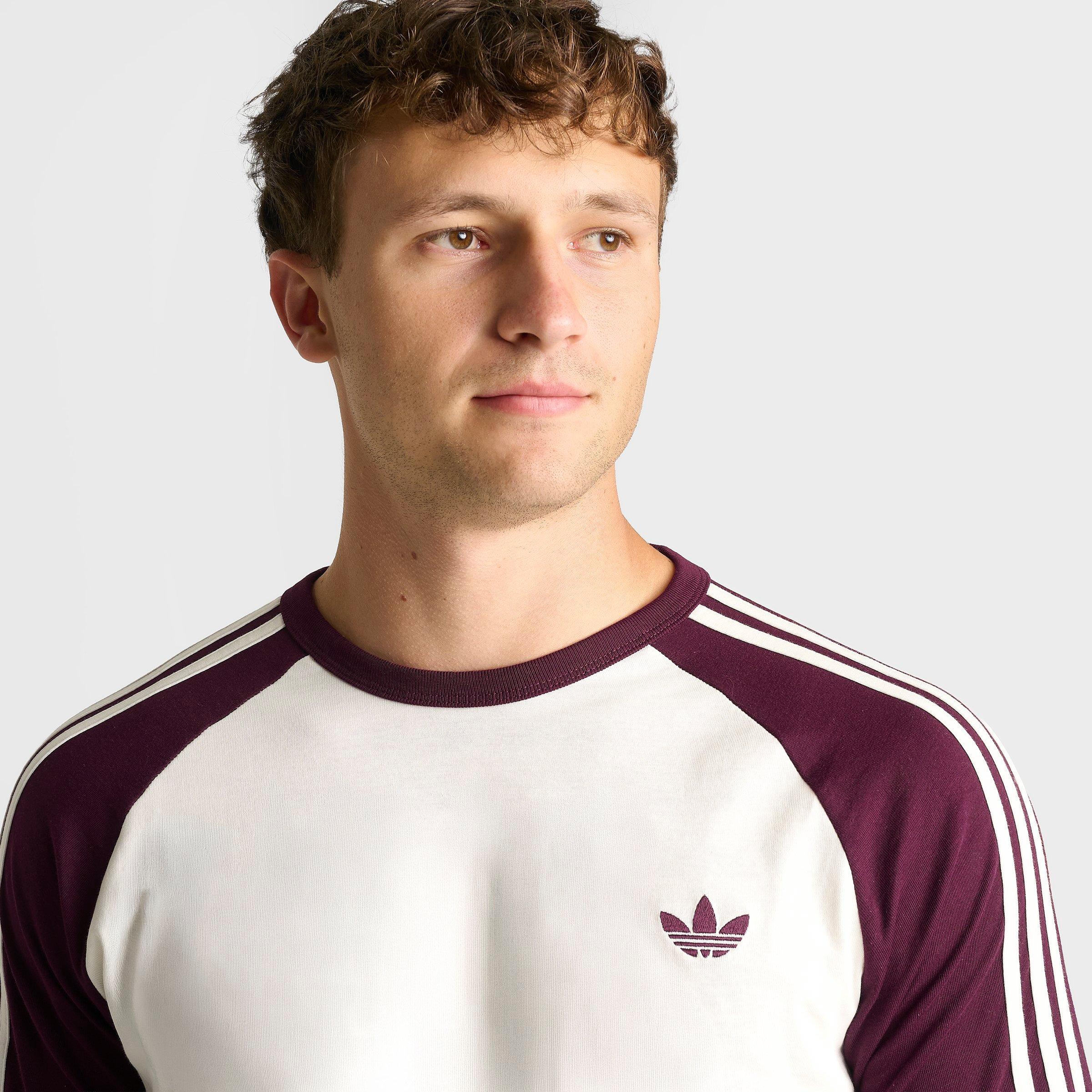 Men's adidas Originals 3-Stripes Long-Sleeve T-Shirt