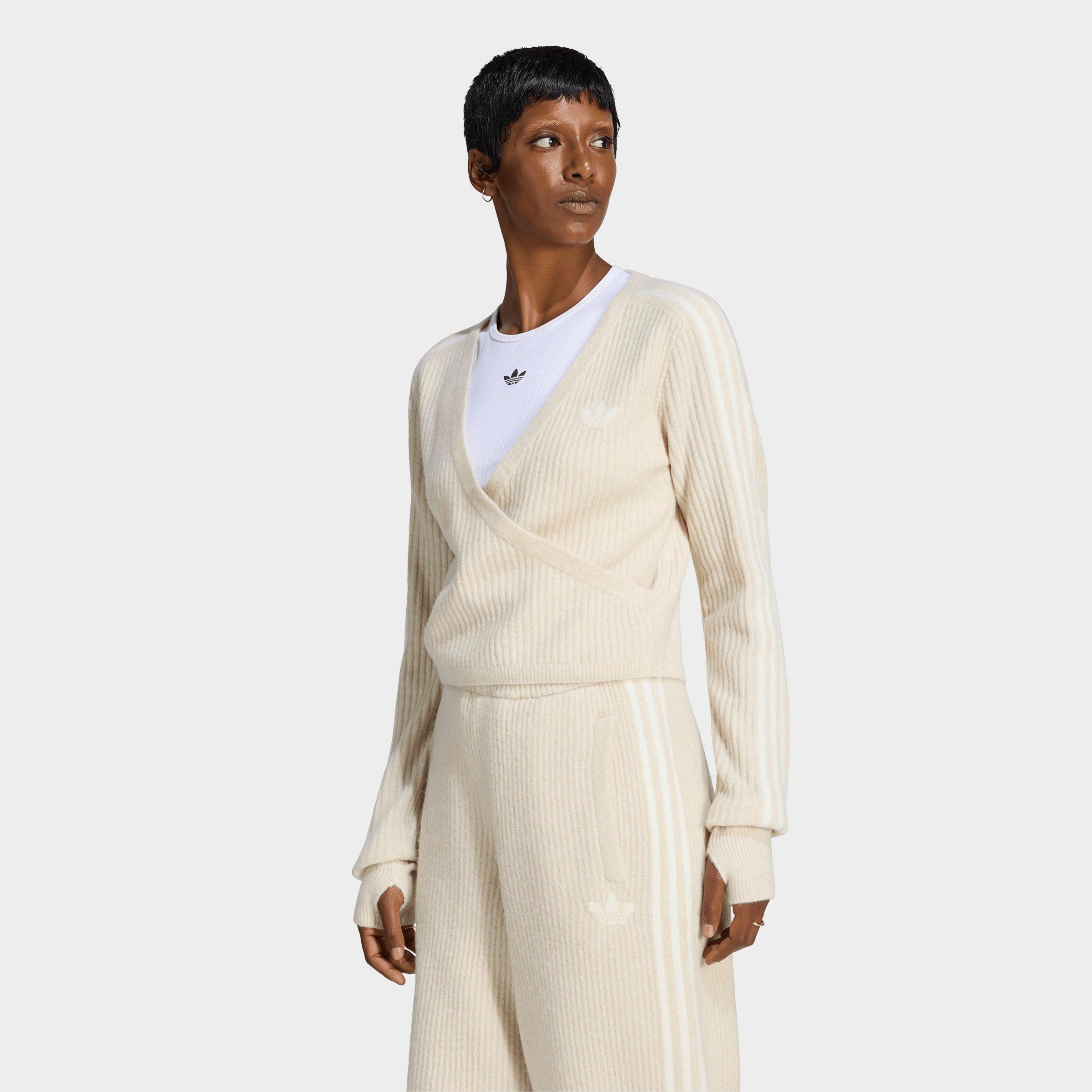 Women's adidas Originals x Jennie adiluna Knitted Wrap-Around Cardigan