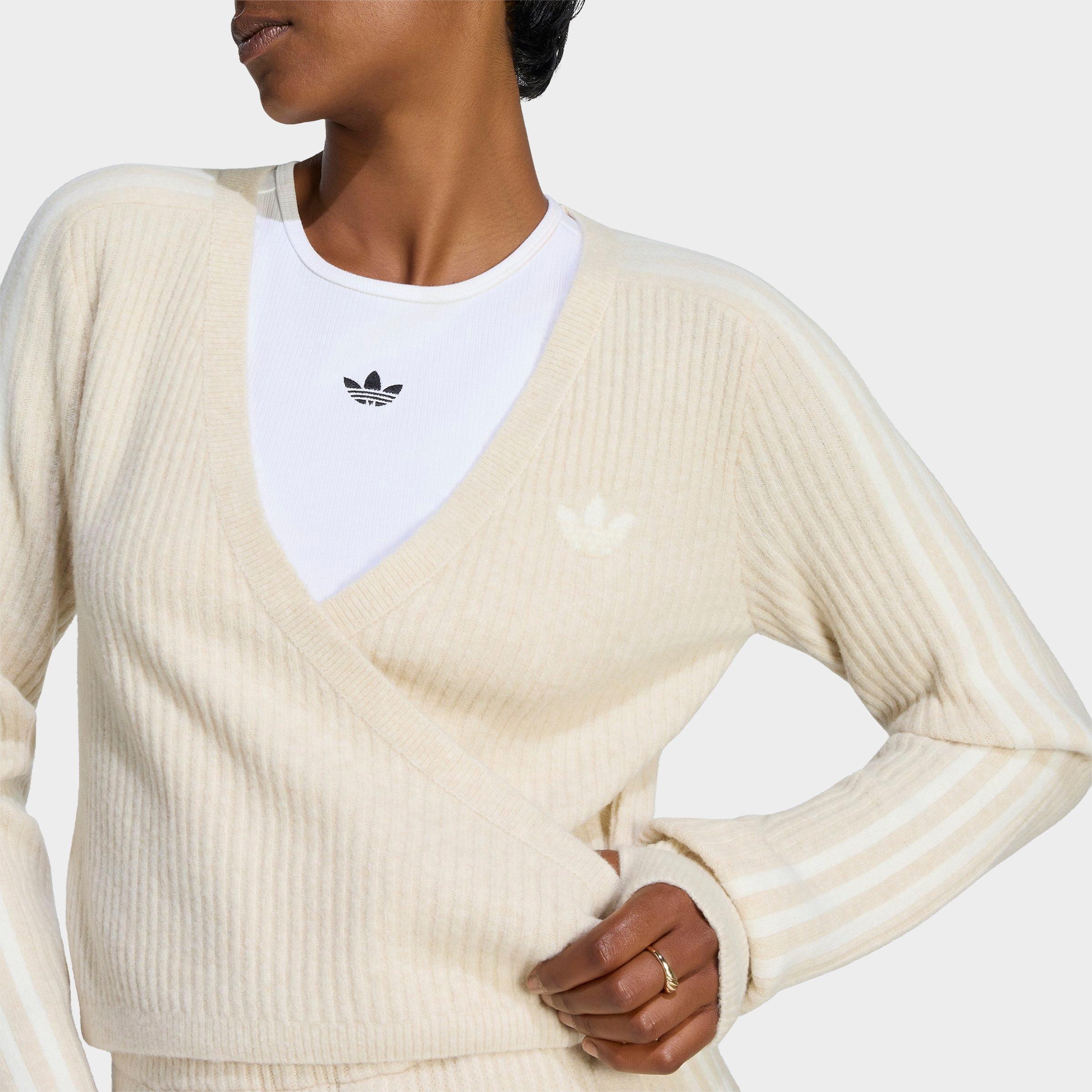 Women's adidas Originals x Jennie adiluna Knitted Wrap-Around Cardigan