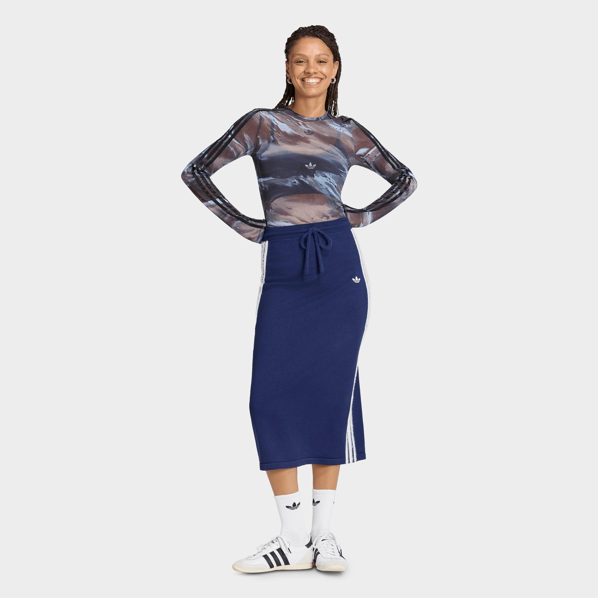 Women's adidas Originals Graphic Mesh Long-Sleeve T-Shirt