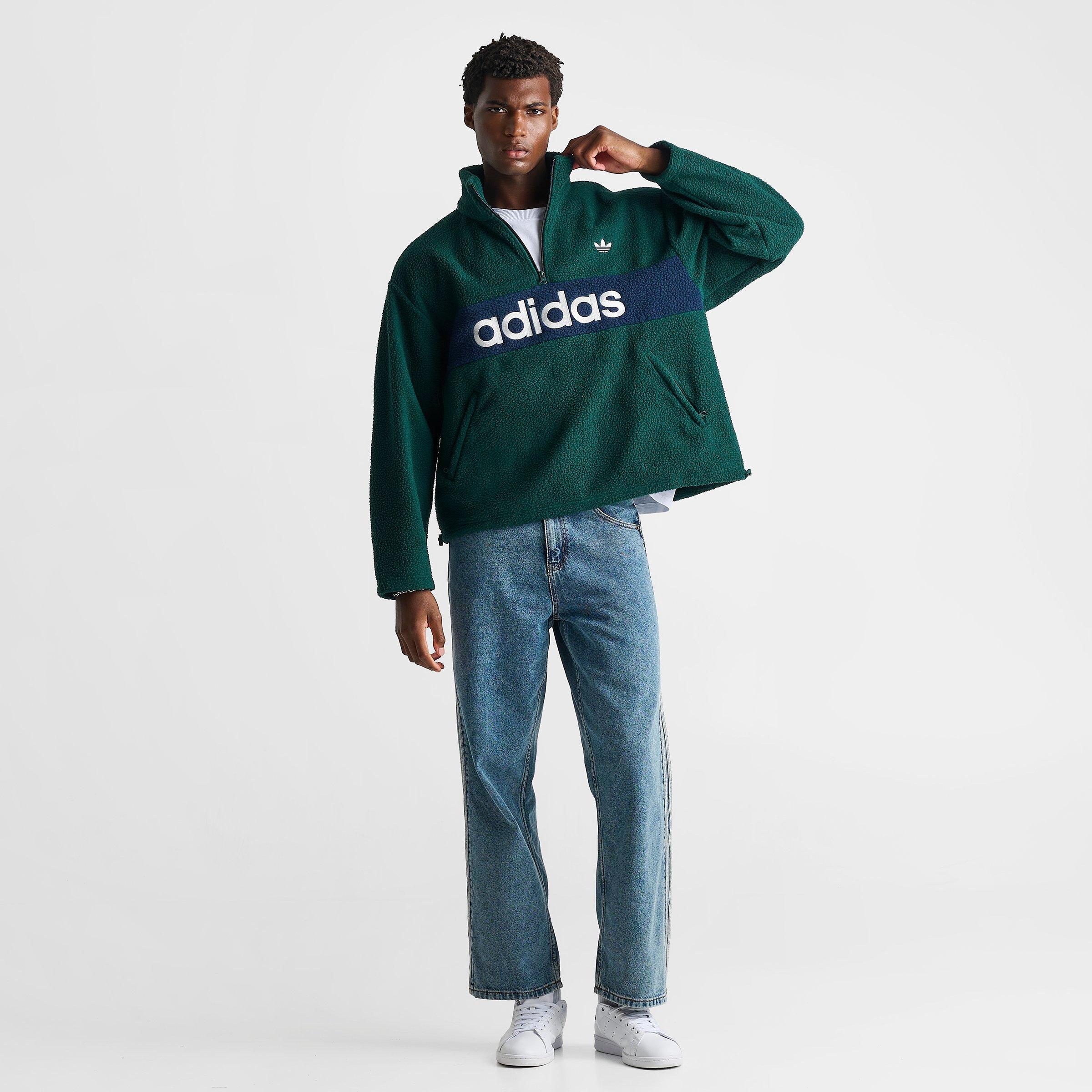 Men's adidas Originals Polar Fleece Half-Zip Pullover Top