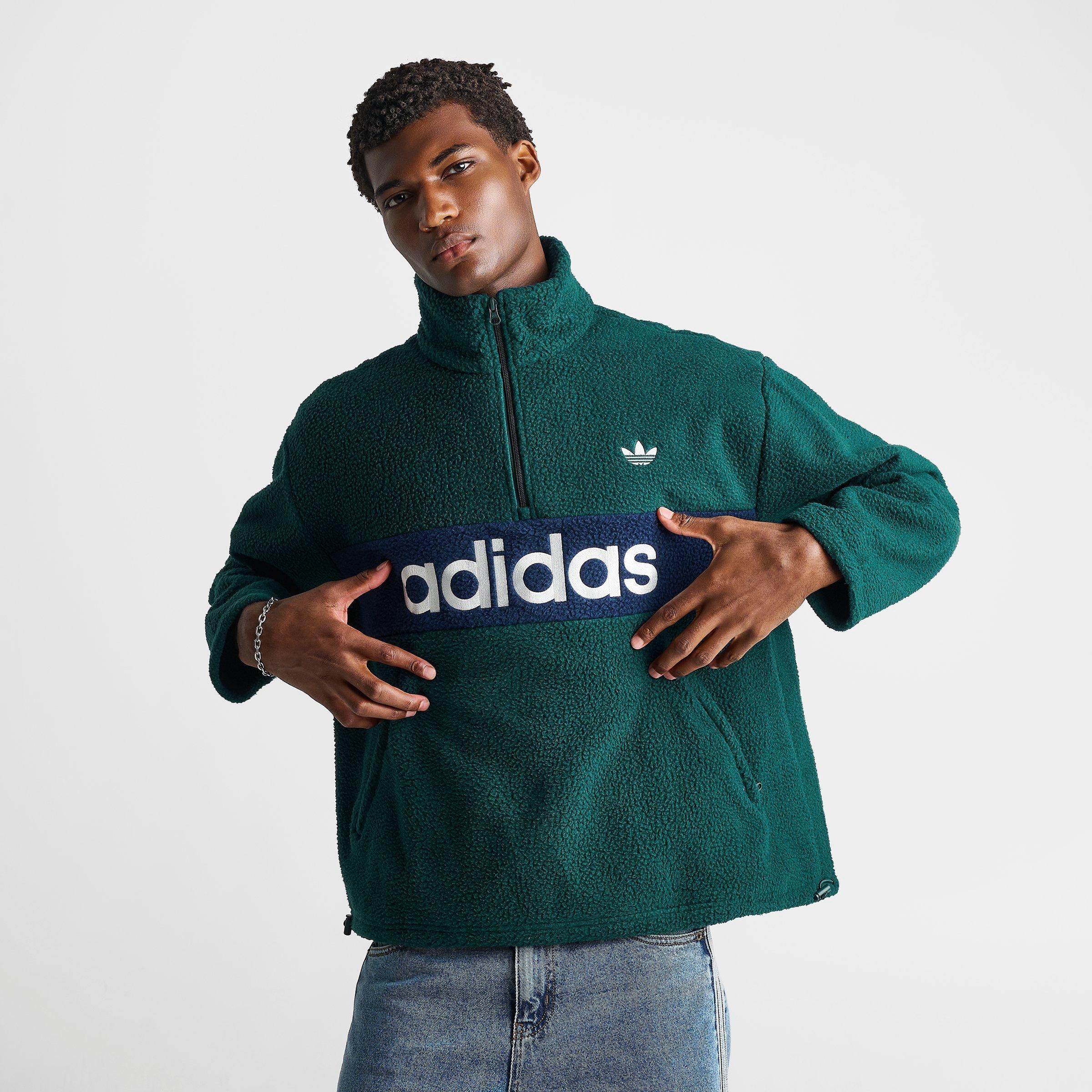 Men's adidas Originals Polar Fleece Half-Zip Pullover Top