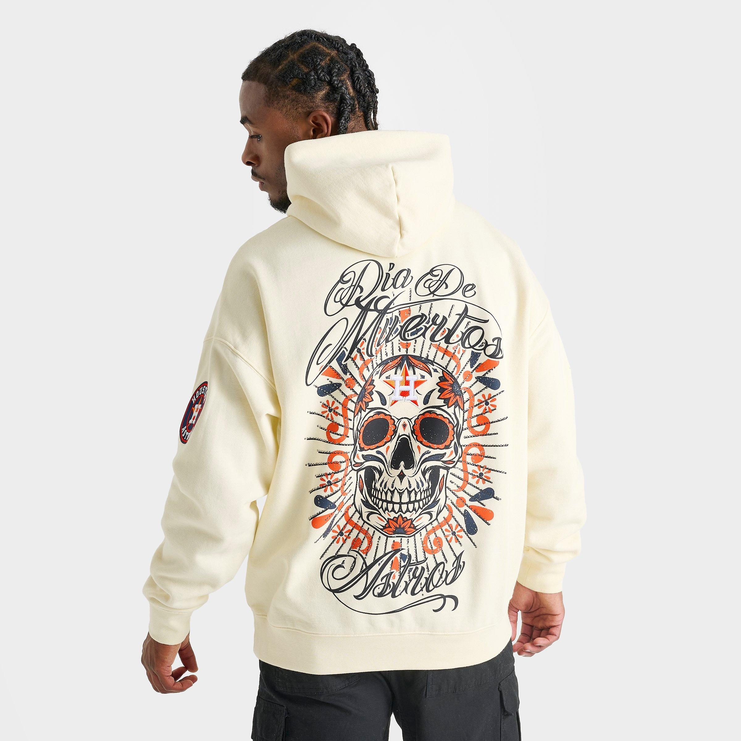 Men's Pro Standard Houston Astros MLB Eternal Skull Graphic Hoodie