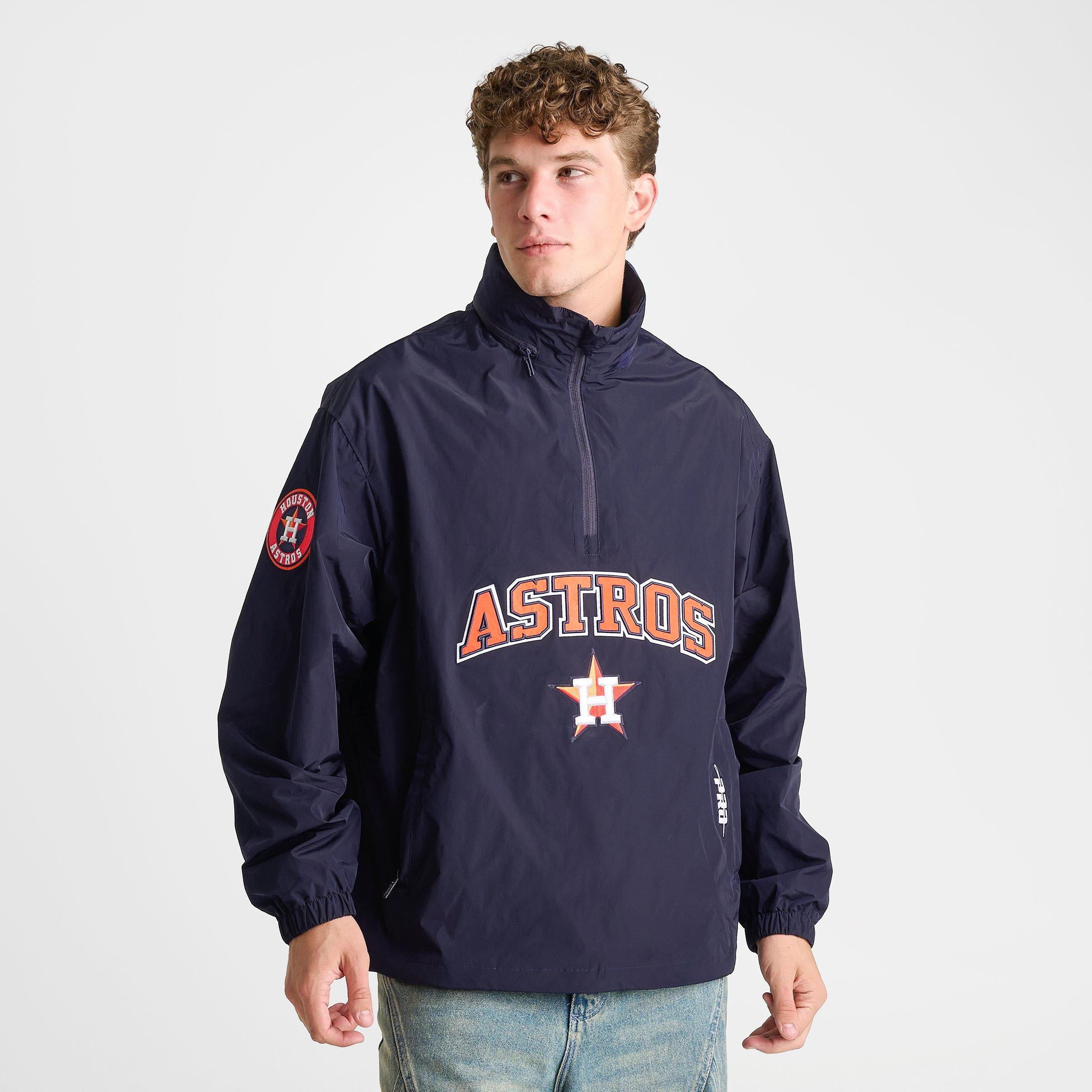Men's Pro Standard Houston Astros MLB Pre Game Quarter-Zip Jacket