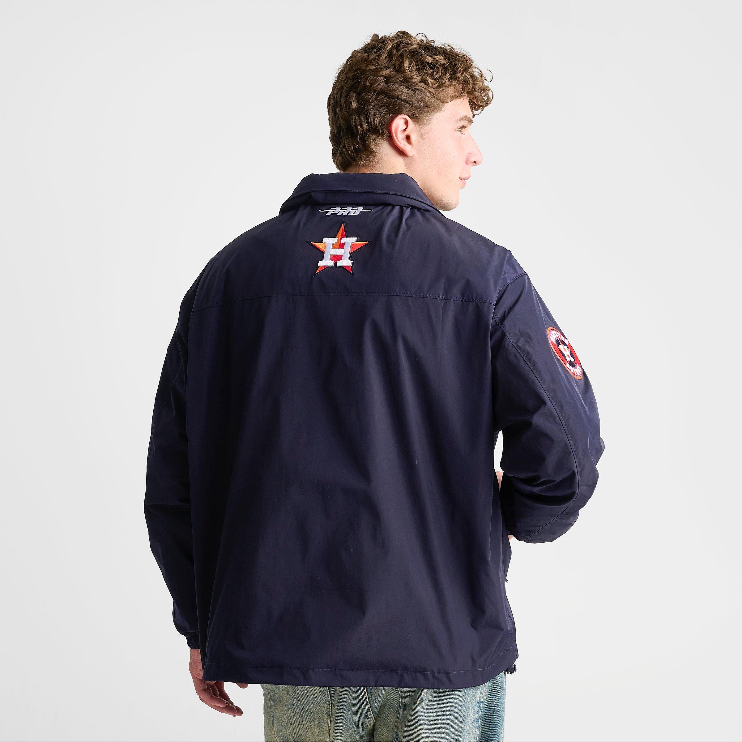 Men's Pro Standard Houston Astros MLB Pre Game Quarter-Zip Jacket