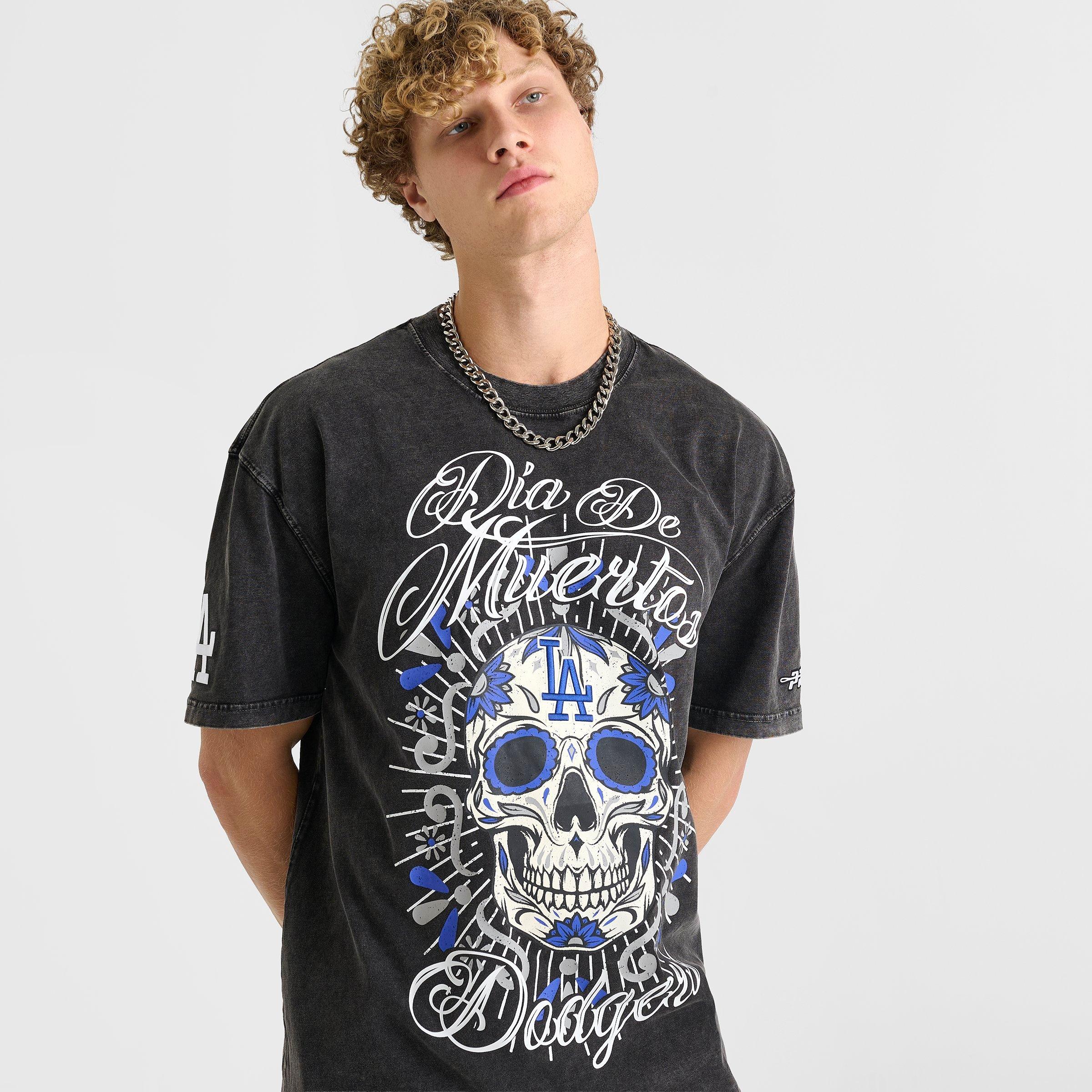 Men's Pro Standard Los Angeles Dodgers MLB Eternal Skull Graphic T-Shirt