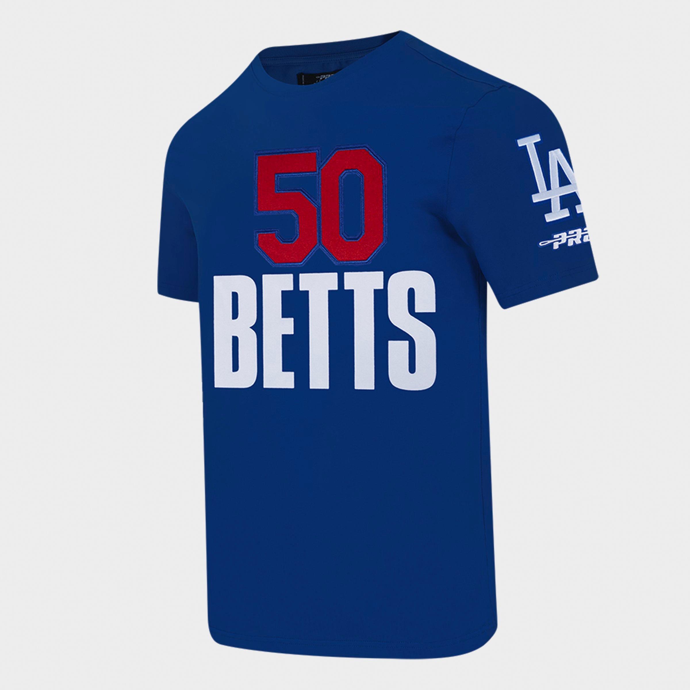 Men's Pro Standard Mookie Betts Los Angeles Dodgers MLB Name and Number T-Shirt