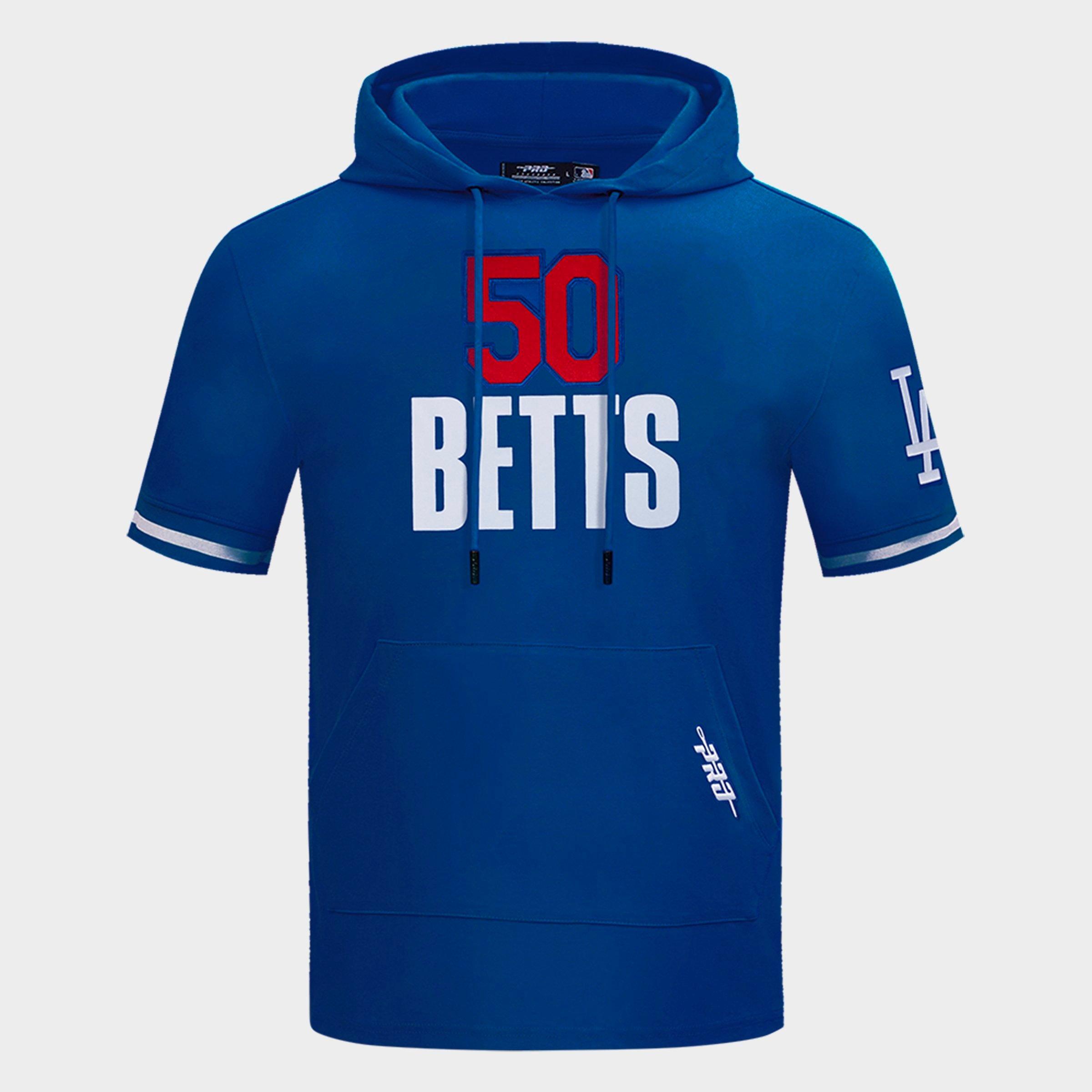 Men's Pro Standard Mookie Betts Los Angeles Dodgers MLB Classic Short-Sleeve Hoodie