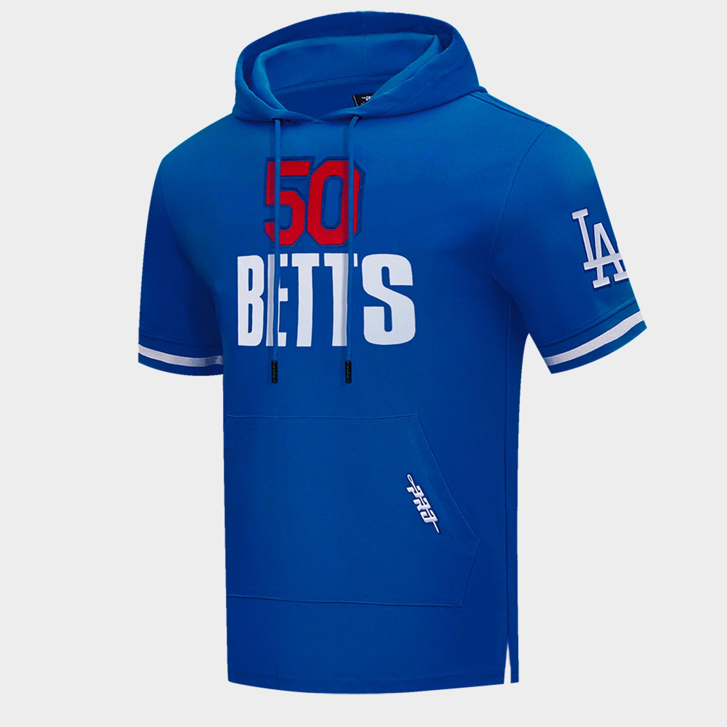 Men's Pro Standard Mookie Betts Los Angeles Dodgers MLB Classic Short-Sleeve Hoodie
