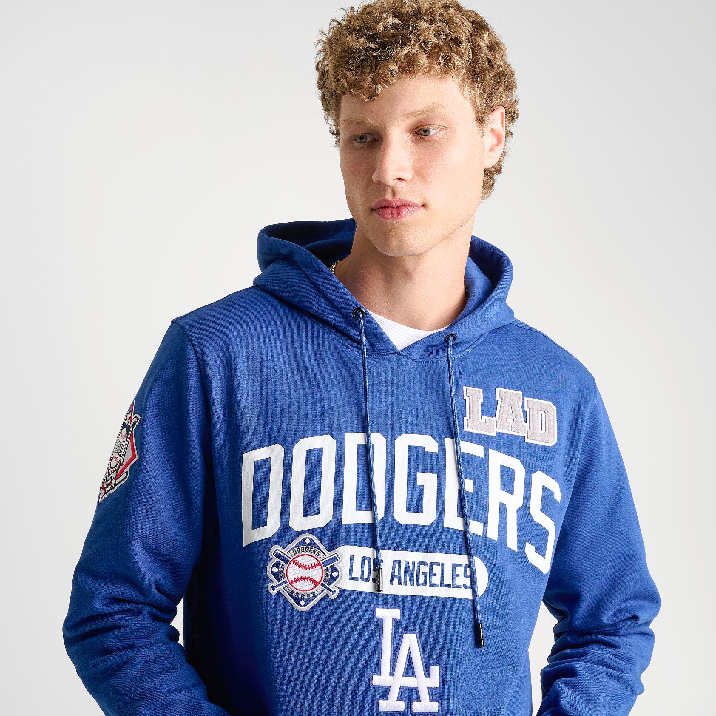 Men's Pro Standard Los Angeles Dodgers MLB Letterman Fleece Pullover Hoodie