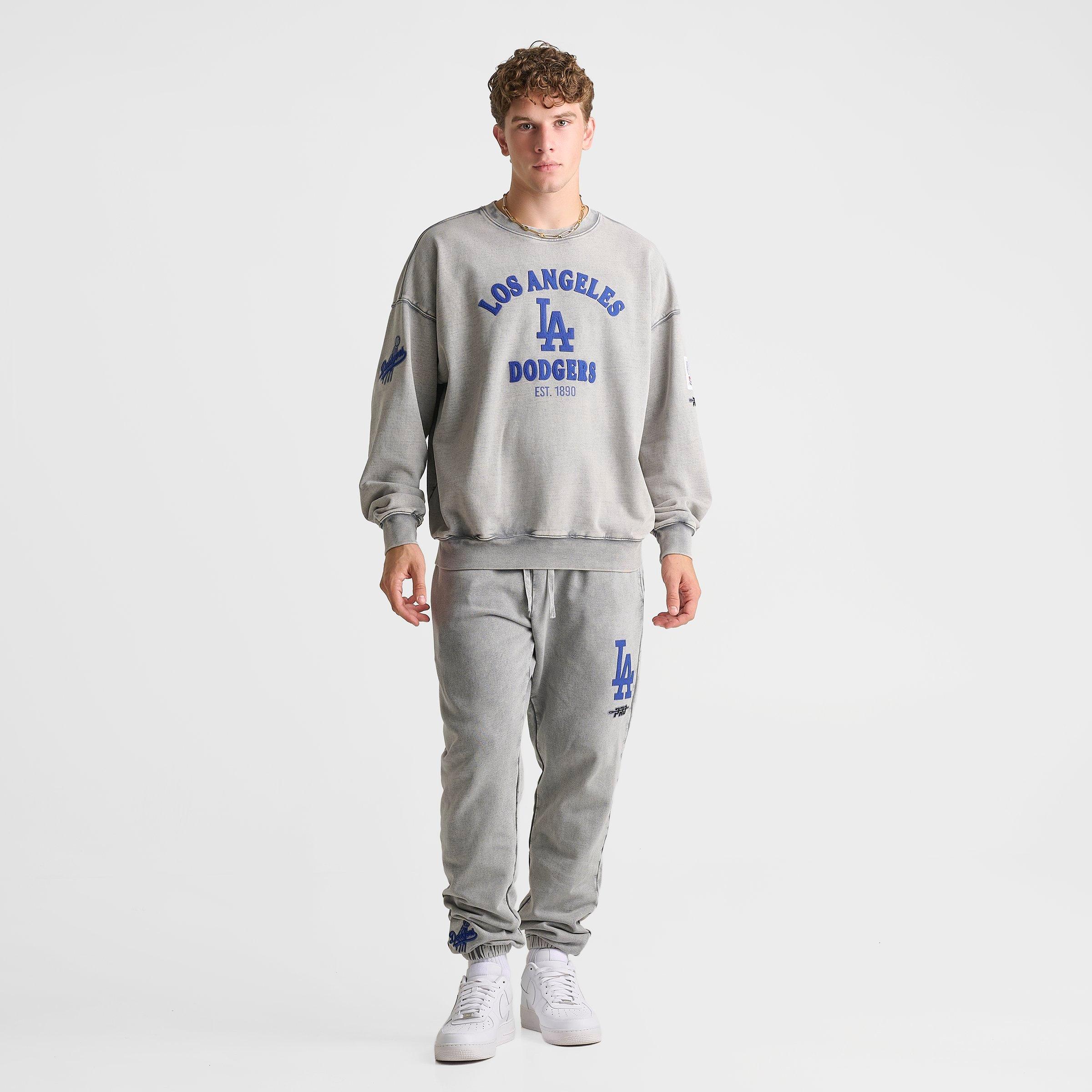 Men's Pro Standard Los Angeles Dodgers MLB First Team Fleece Crewneck Sweatshirt