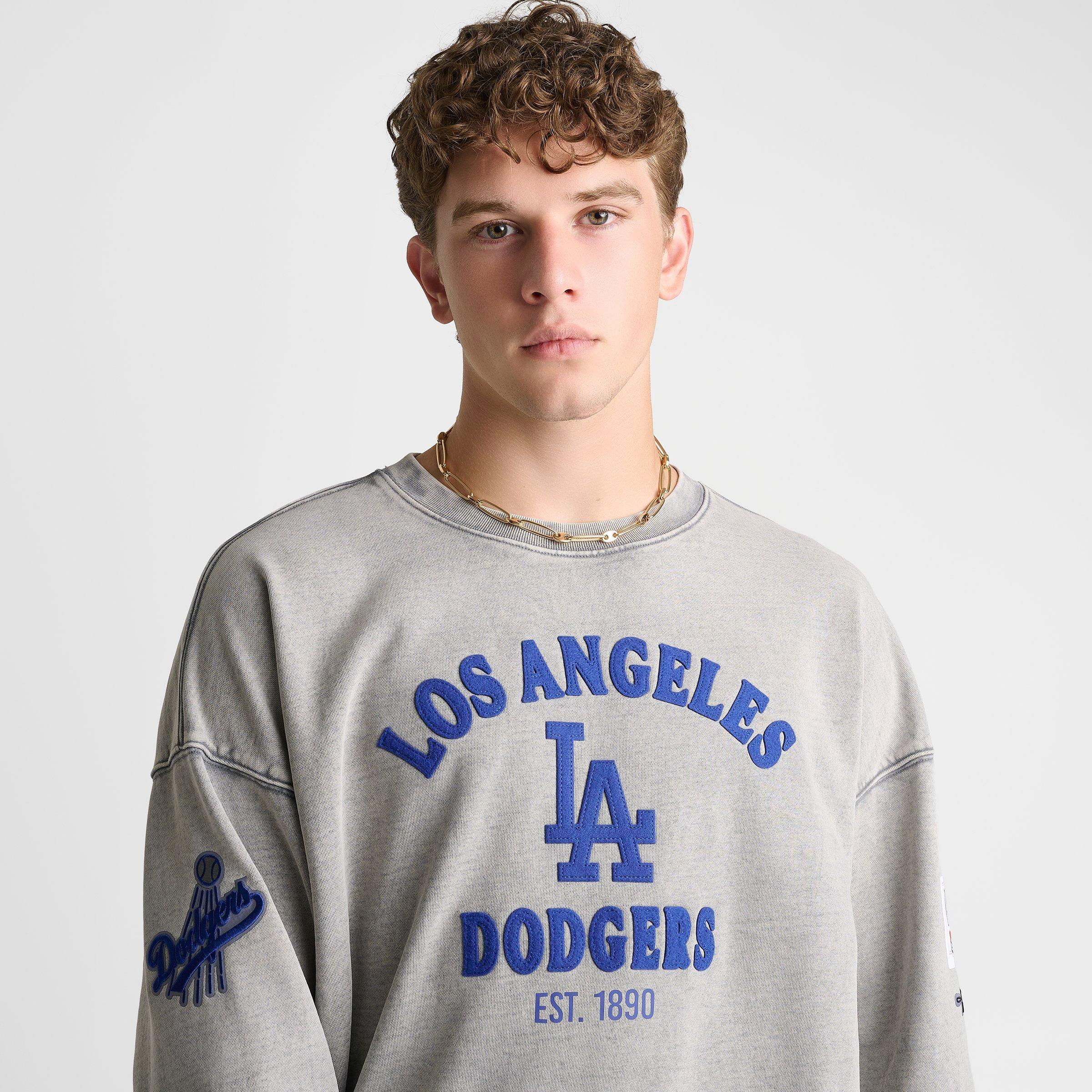 Men's Pro Standard Los Angeles Dodgers MLB First Team Fleece Crewneck Sweatshirt