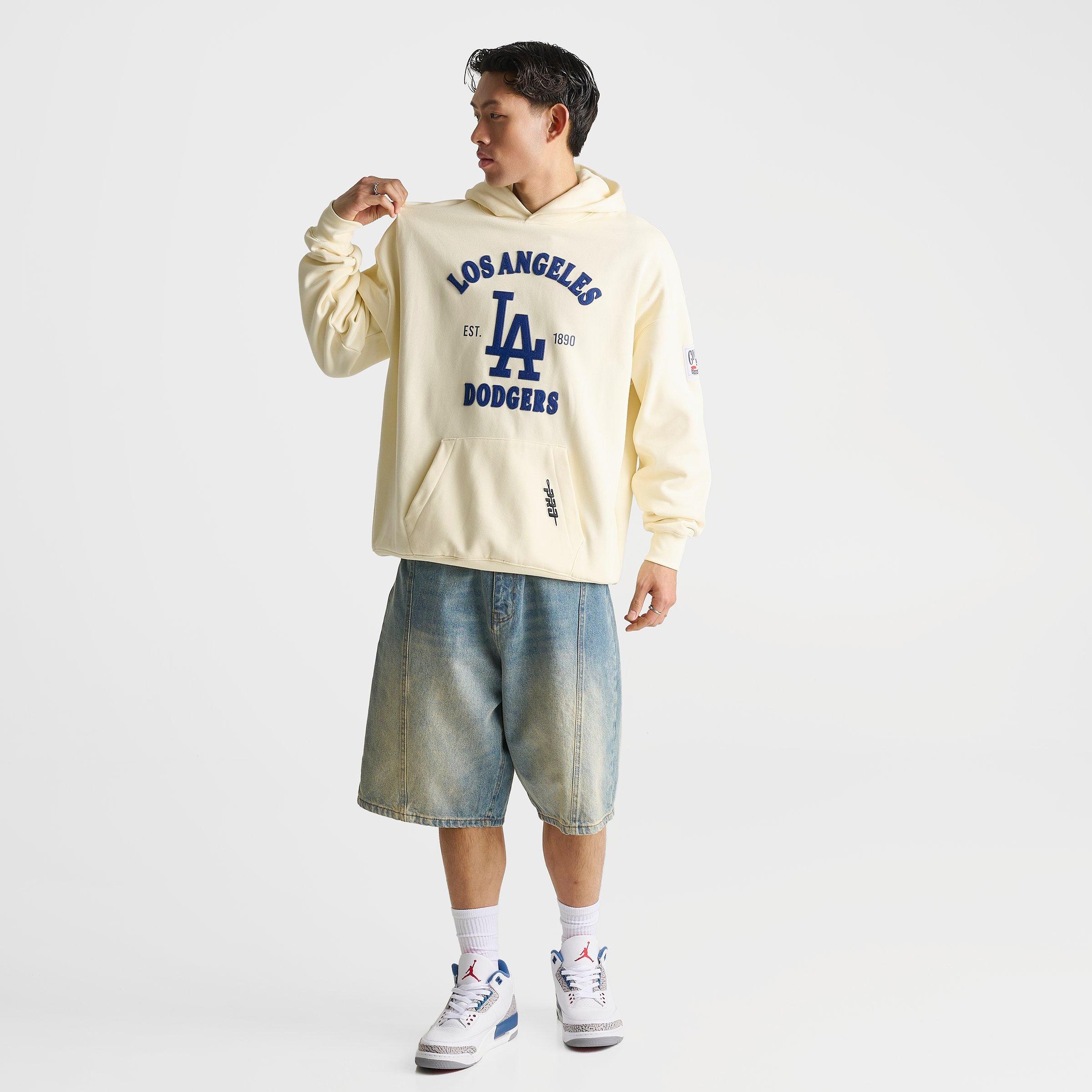 Men's Pro Standard Los Angeles Dodgers MLB First Team Fleece Crewneck Sweatshirt