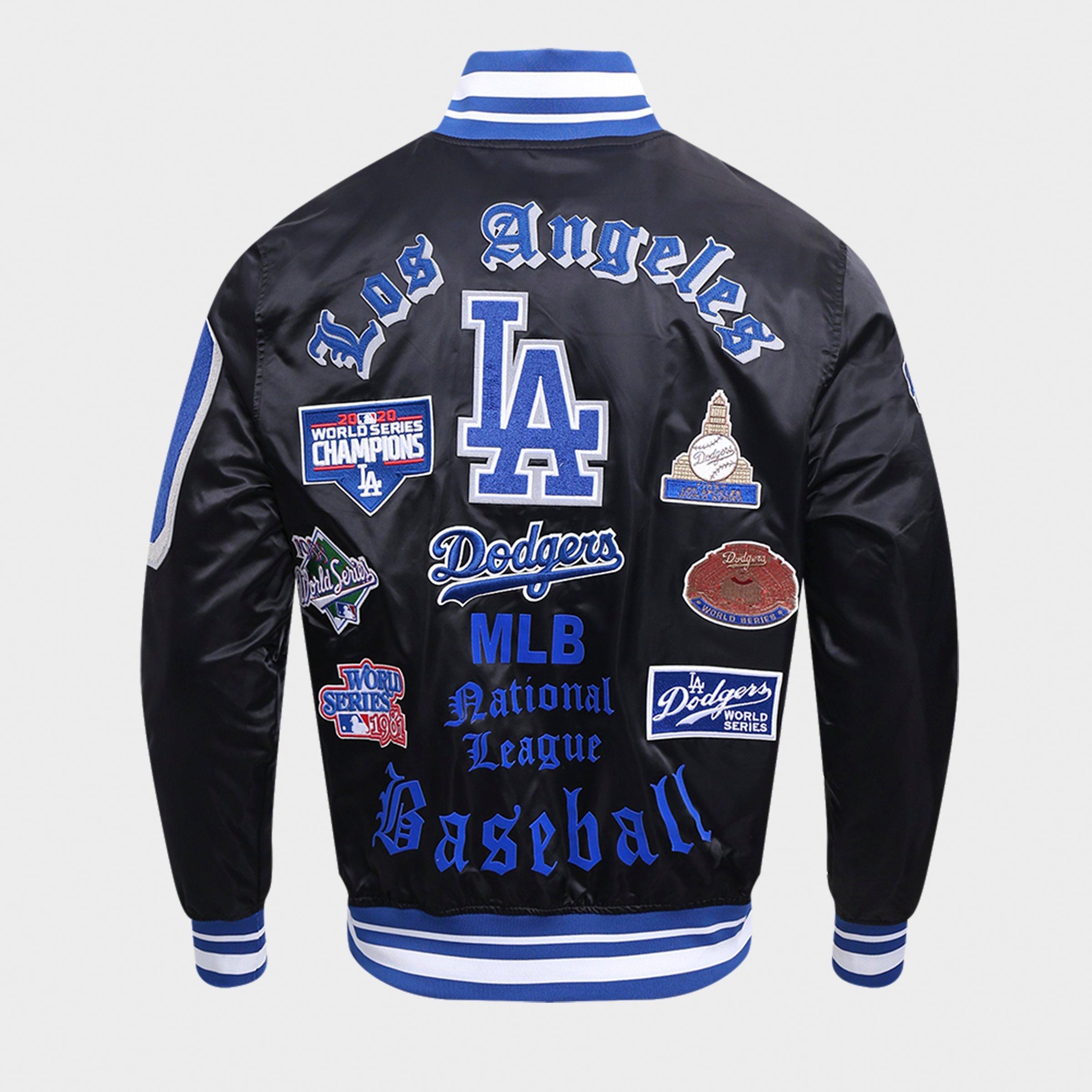 Men's Pro Standard Los Angeles Dodgers MLB Old English Satin Jacket