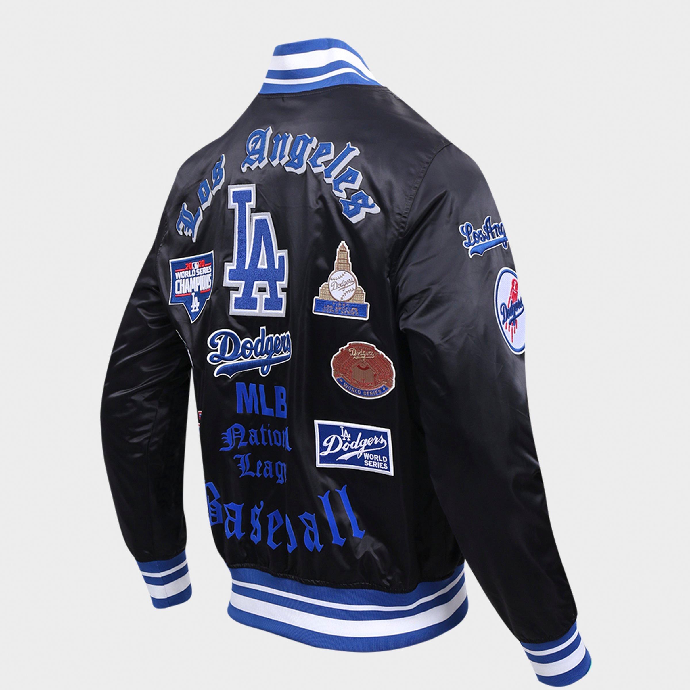 Men's Pro Standard Los Angeles Dodgers MLB Old English Satin Jacket