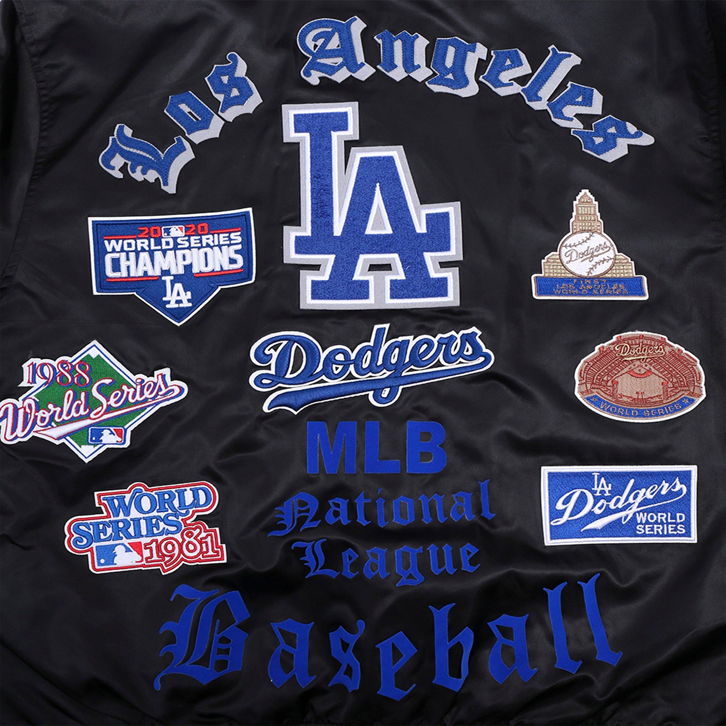 Men's Pro Standard Los Angeles Dodgers MLB Old English Satin Jacket
