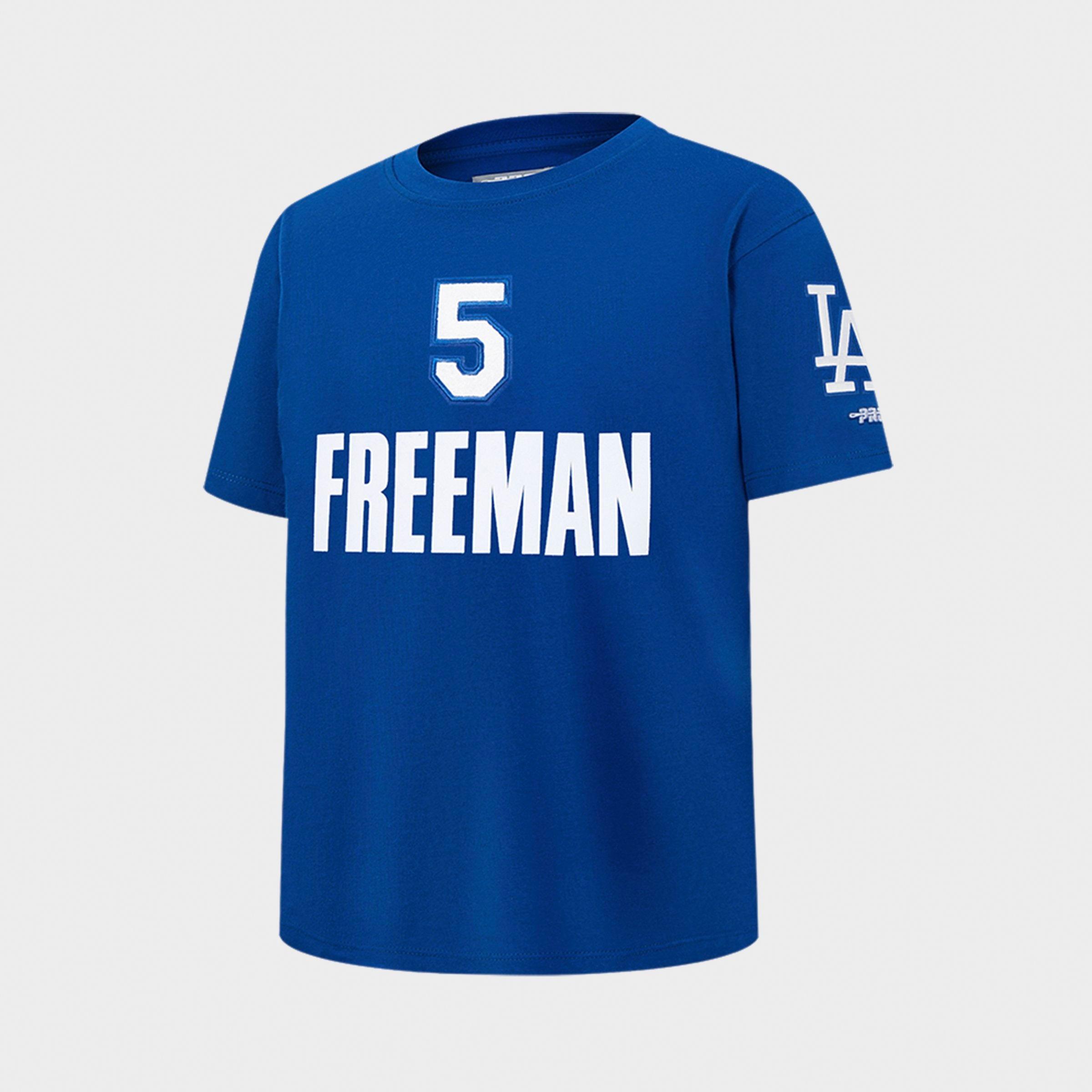 Big Kids' Pro Standard Freddie Freeman #5 Los Angeles Dodgers MLB Name and Number T-Shirt