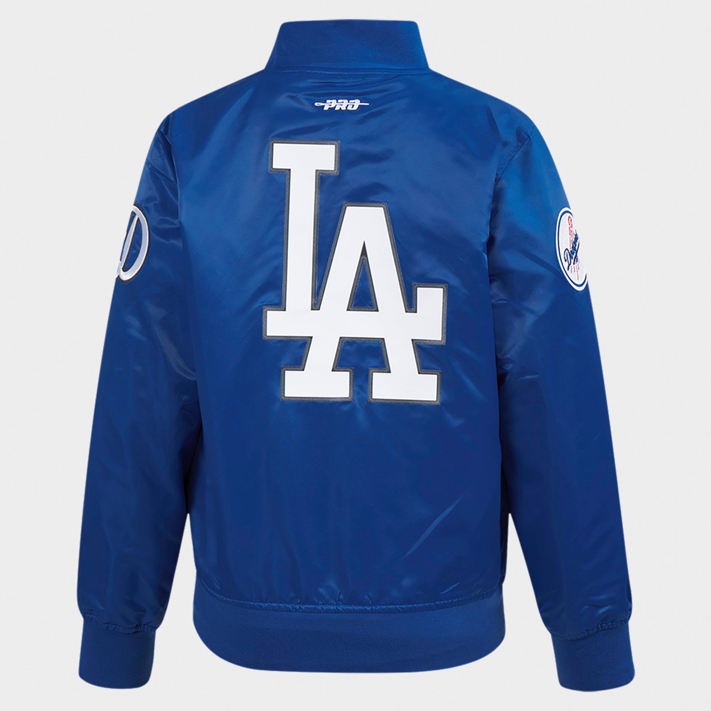 Big Kids' Pro Standard Los Angeles Dodgers MLB Classic Satin Jacket